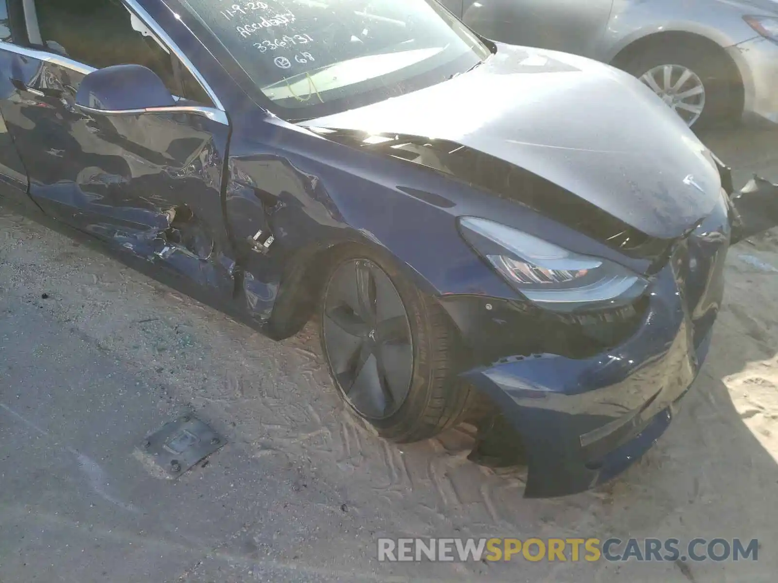 9 Photograph of a damaged car 5YJ3E1EA2KF299615 TESLA MODEL 3 2019