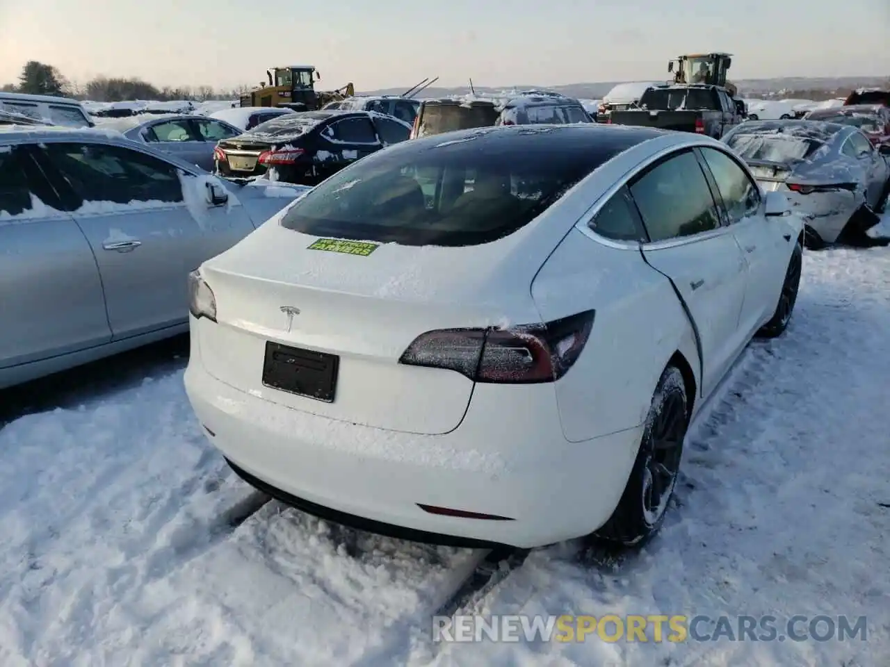 4 Photograph of a damaged car 5YJ3E1EA2KF299856 TESLA MODEL 3 2019