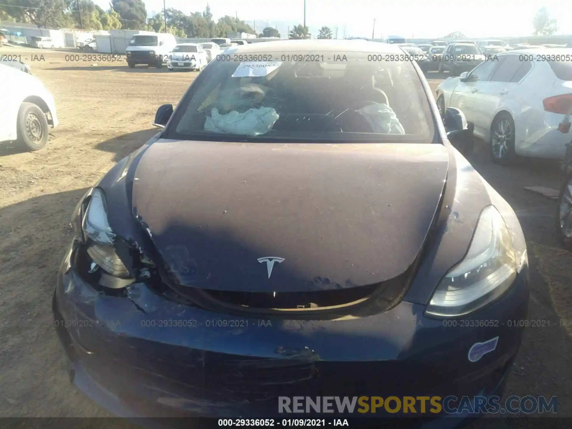 6 Photograph of a damaged car 5YJ3E1EA2KF301220 TESLA MODEL 3 2019