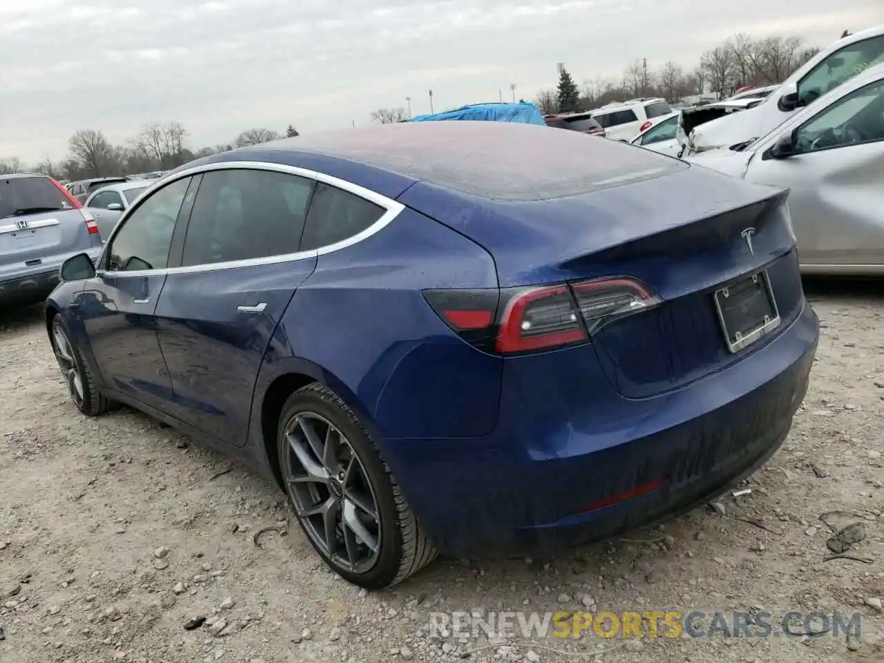 3 Photograph of a damaged car 5YJ3E1EA2KF301248 TESLA MODEL 3 2019