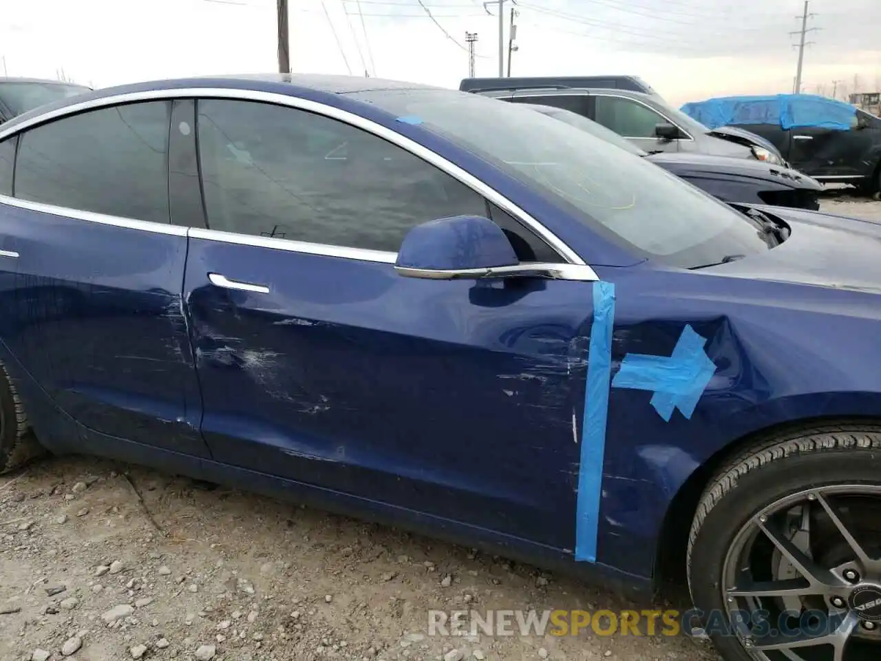 9 Photograph of a damaged car 5YJ3E1EA2KF301248 TESLA MODEL 3 2019