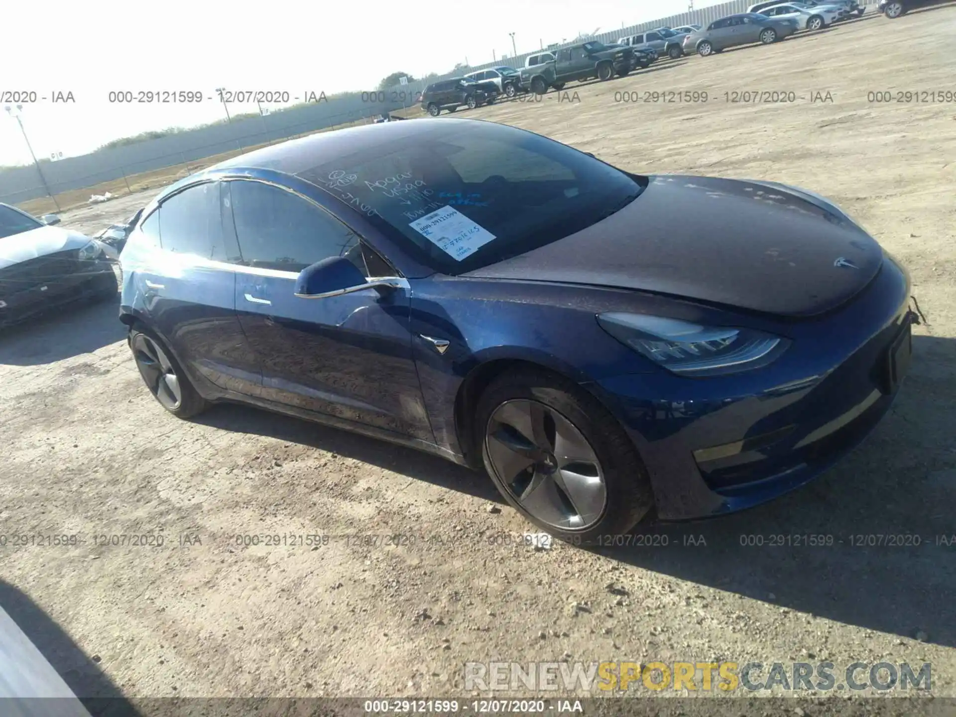 1 Photograph of a damaged car 5YJ3E1EA2KF301931 TESLA MODEL 3 2019