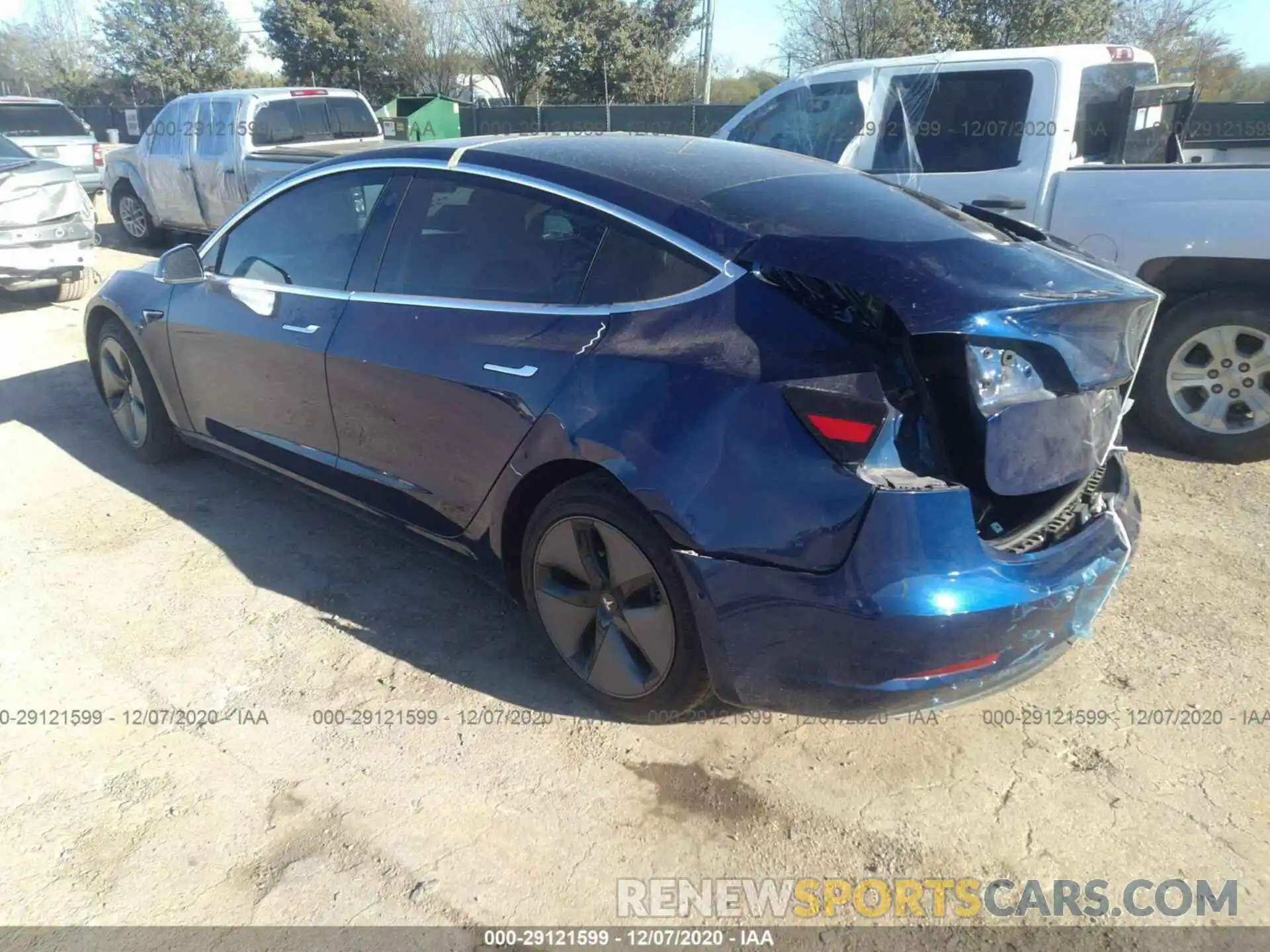 3 Photograph of a damaged car 5YJ3E1EA2KF301931 TESLA MODEL 3 2019