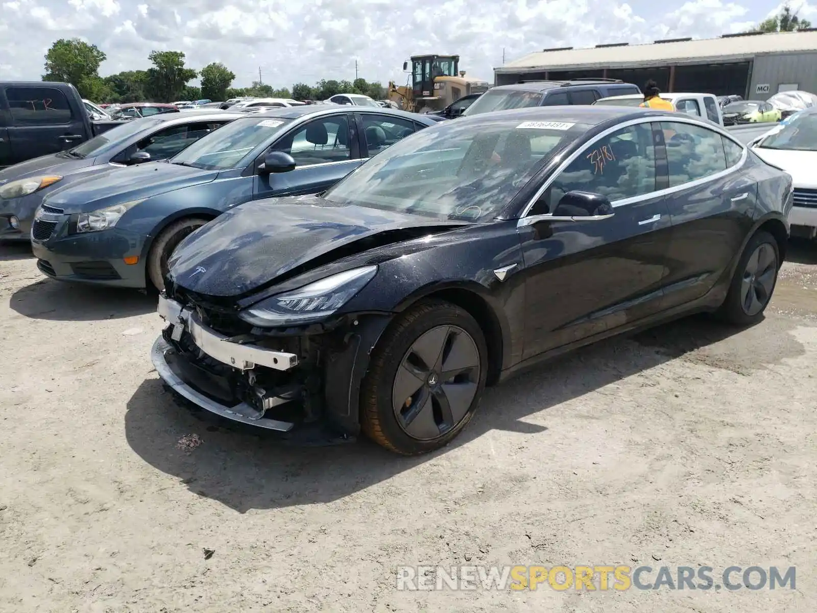 10 Photograph of a damaged car 5YJ3E1EA2KF305056 TESLA MODEL 3 2019