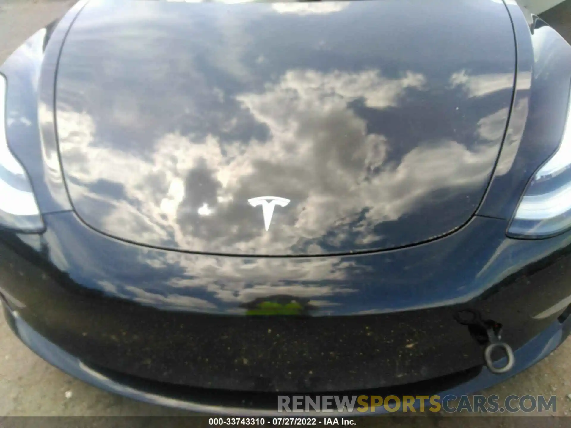 10 Photograph of a damaged car 5YJ3E1EA2KF305168 TESLA MODEL 3 2019