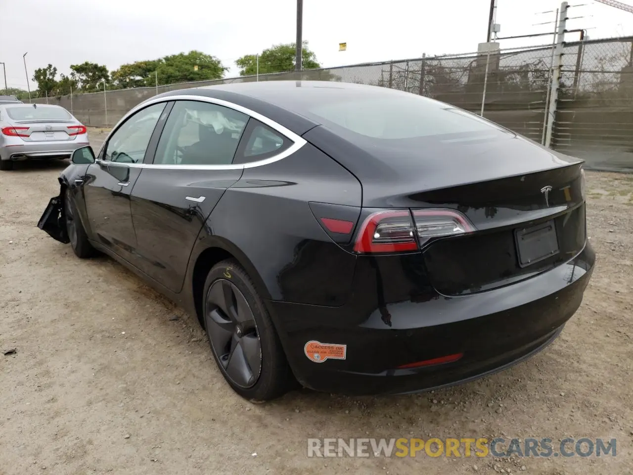 3 Photograph of a damaged car 5YJ3E1EA2KF305509 TESLA MODEL 3 2019