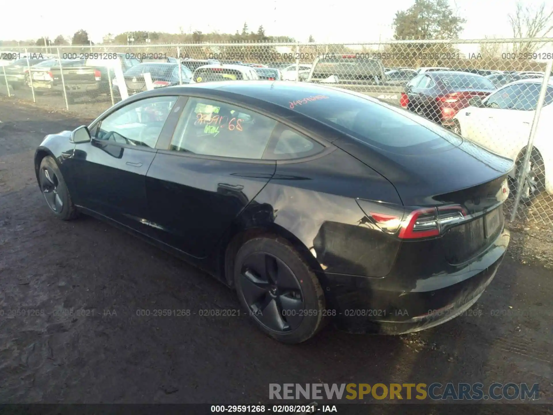 3 Photograph of a damaged car 5YJ3E1EA2KF305753 TESLA MODEL 3 2019