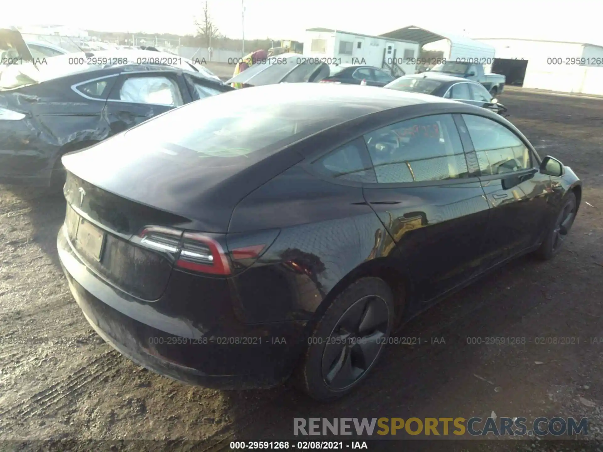 4 Photograph of a damaged car 5YJ3E1EA2KF305753 TESLA MODEL 3 2019