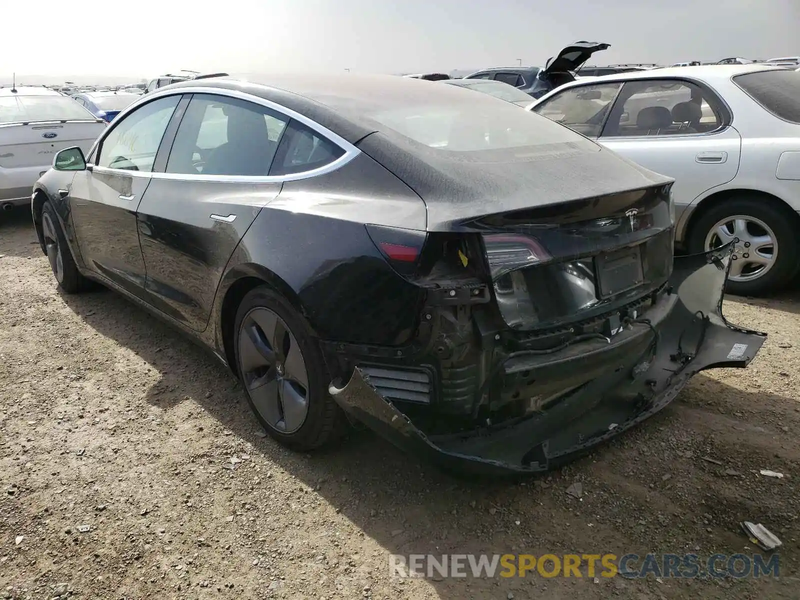 3 Photograph of a damaged car 5YJ3E1EA2KF305803 TESLA MODEL 3 2019