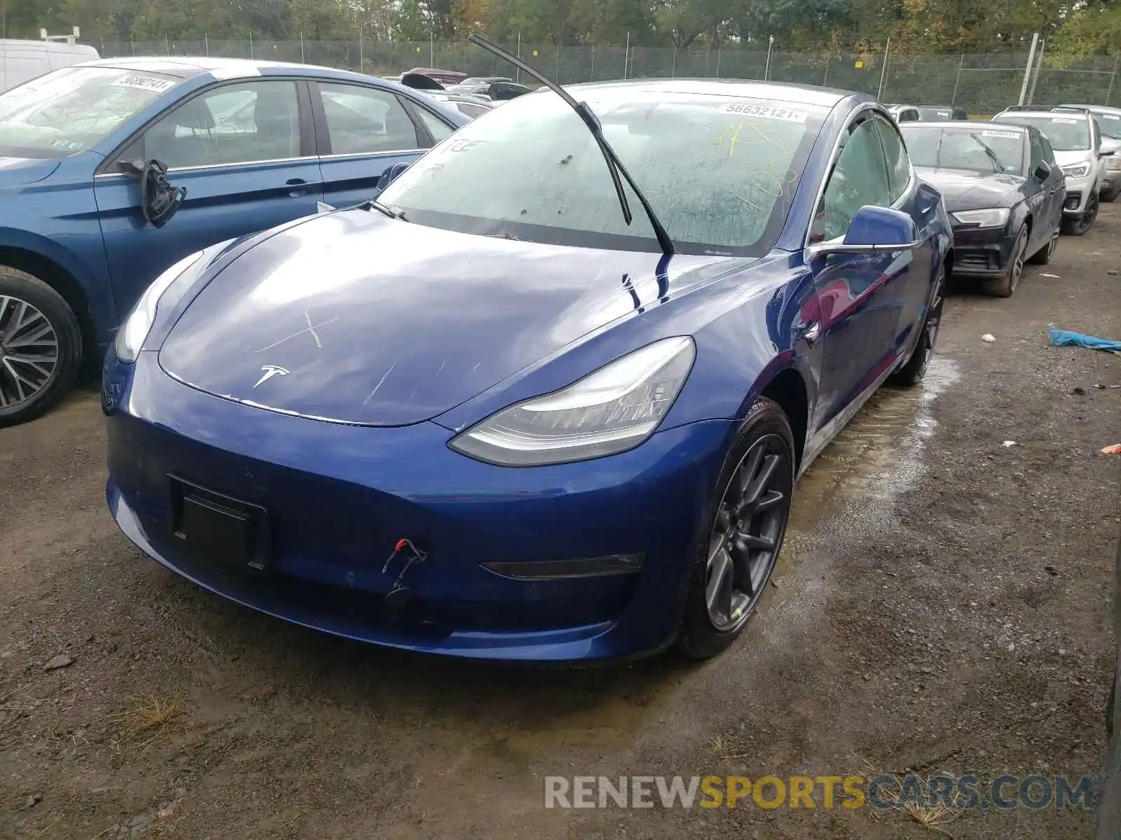 2 Фотография поврежденного автомобиля 5YJ3E1EA2KF306658 TESLA MODEL 3 2019