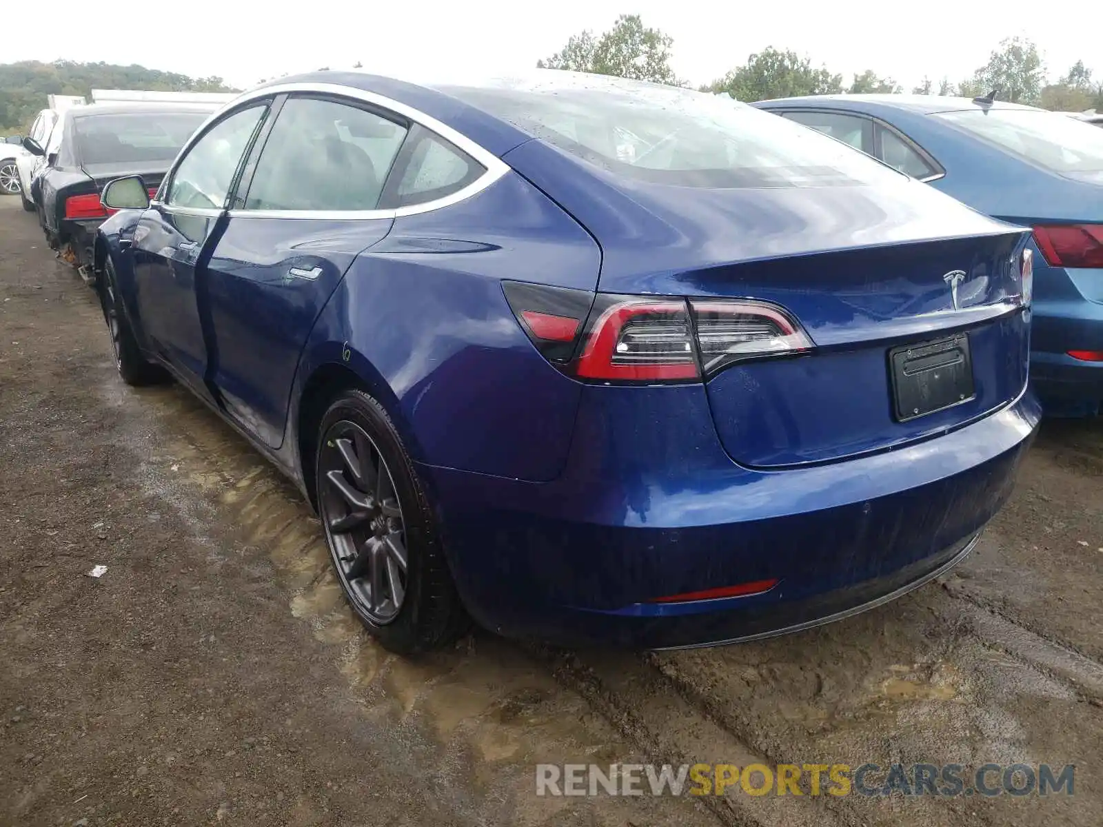 3 Photograph of a damaged car 5YJ3E1EA2KF306658 TESLA MODEL 3 2019