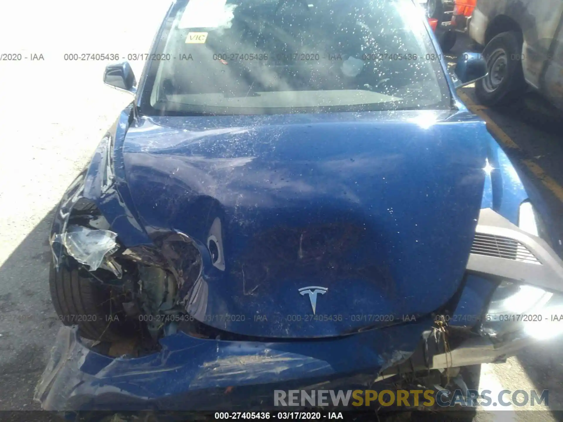 10 Photograph of a damaged car 5YJ3E1EA2KF307096 TESLA MODEL 3 2019