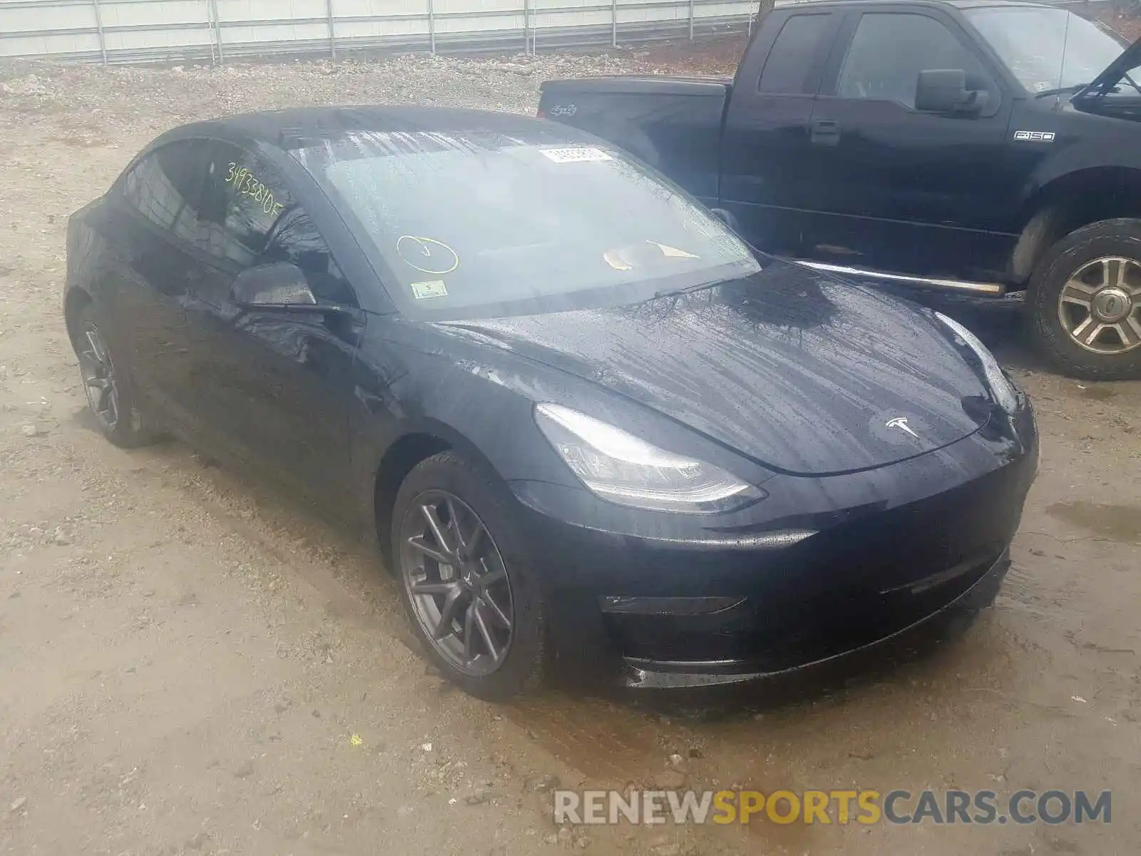 1 Фотография поврежденного автомобиля 5YJ3E1EA2KF307115 TESLA MODEL 3 2019