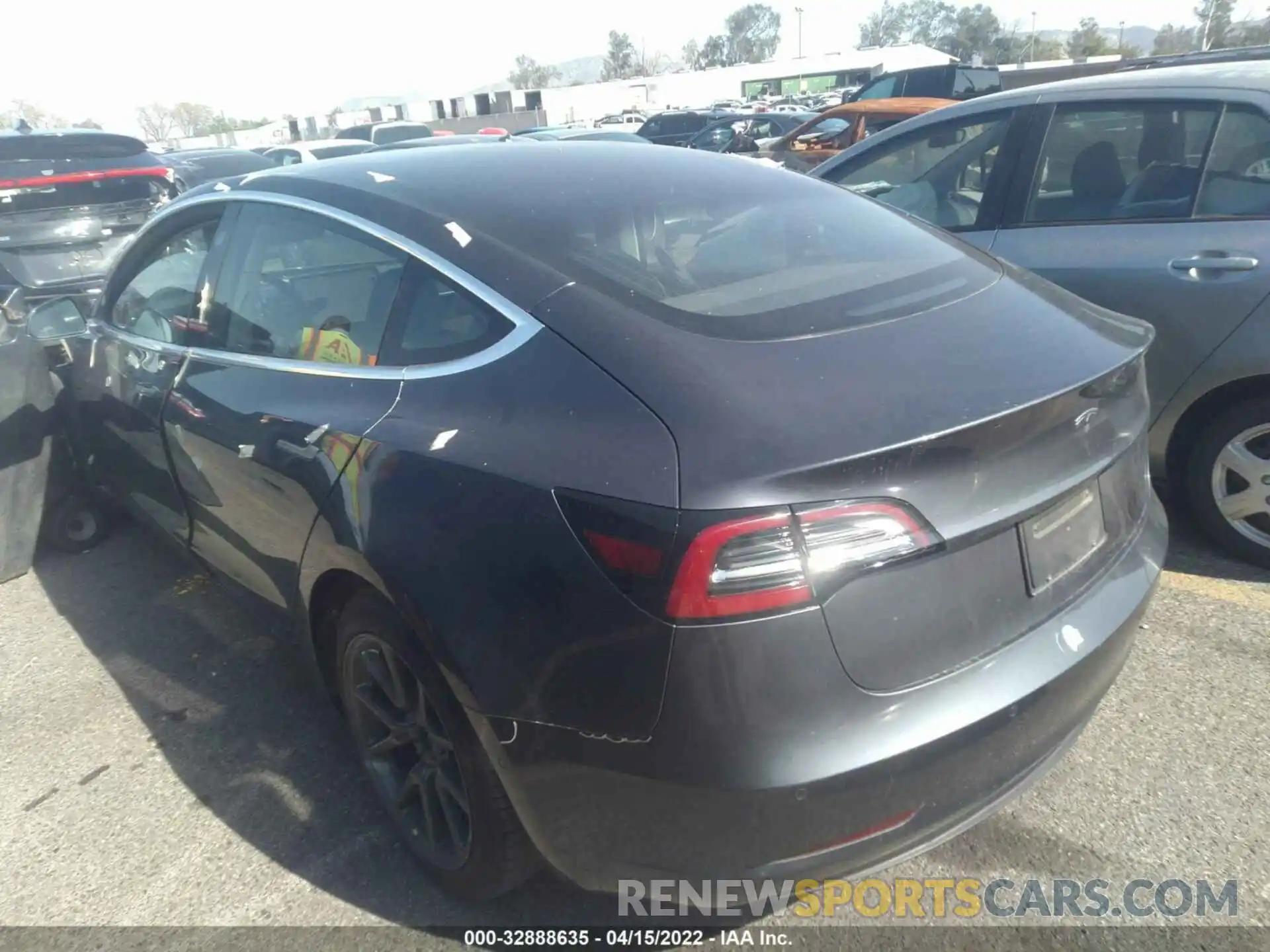 3 Photograph of a damaged car 5YJ3E1EA2KF307227 TESLA MODEL 3 2019