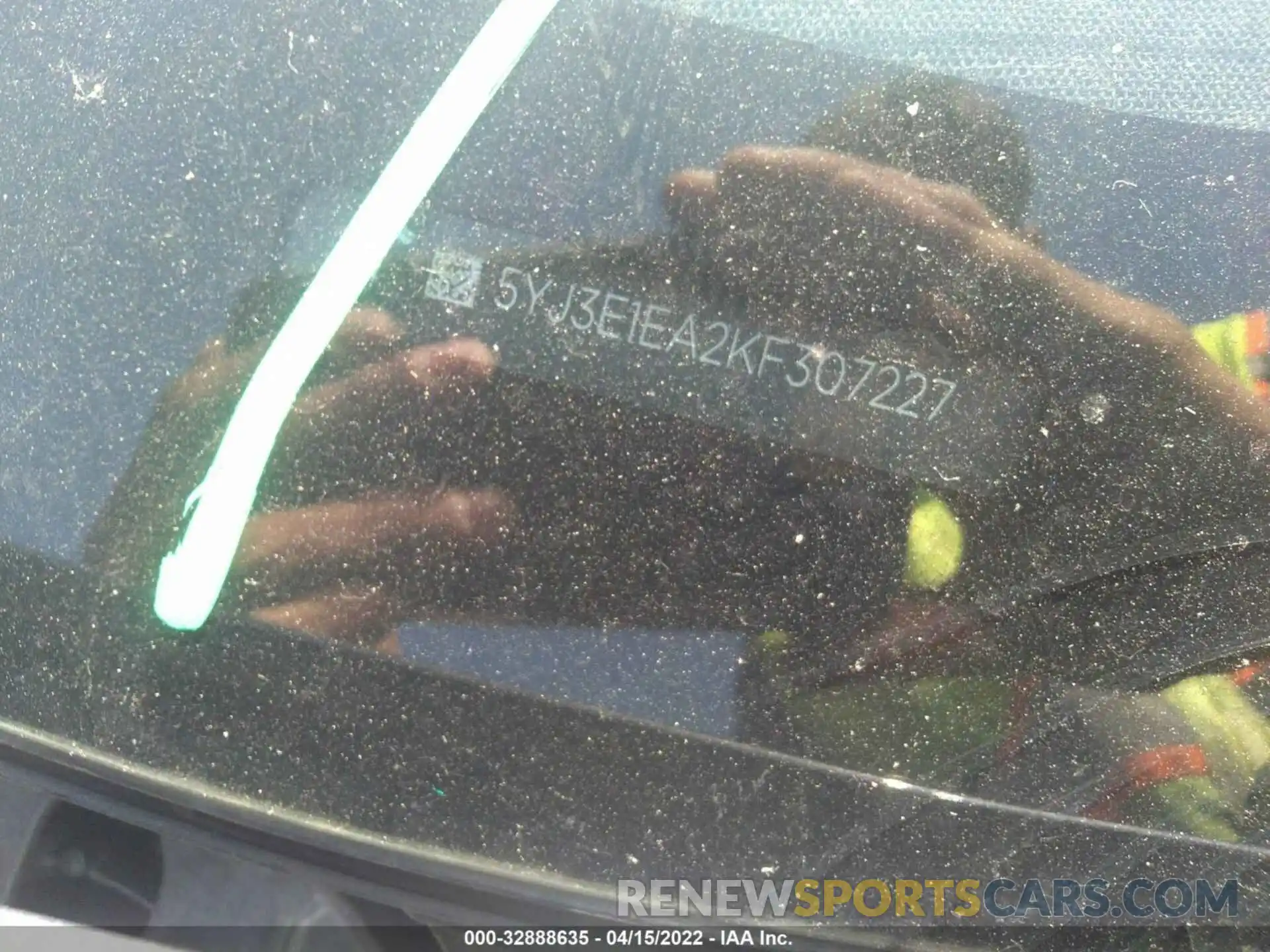 9 Photograph of a damaged car 5YJ3E1EA2KF307227 TESLA MODEL 3 2019