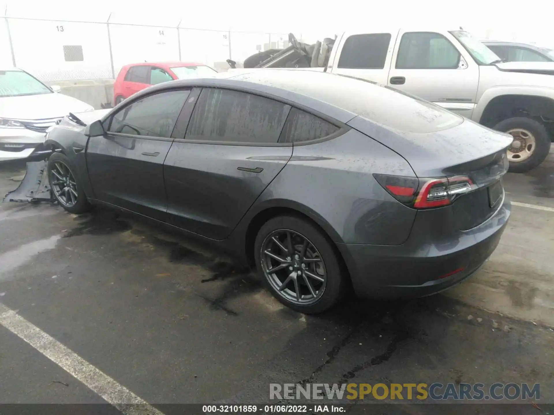 3 Photograph of a damaged car 5YJ3E1EA2KF308295 TESLA MODEL 3 2019