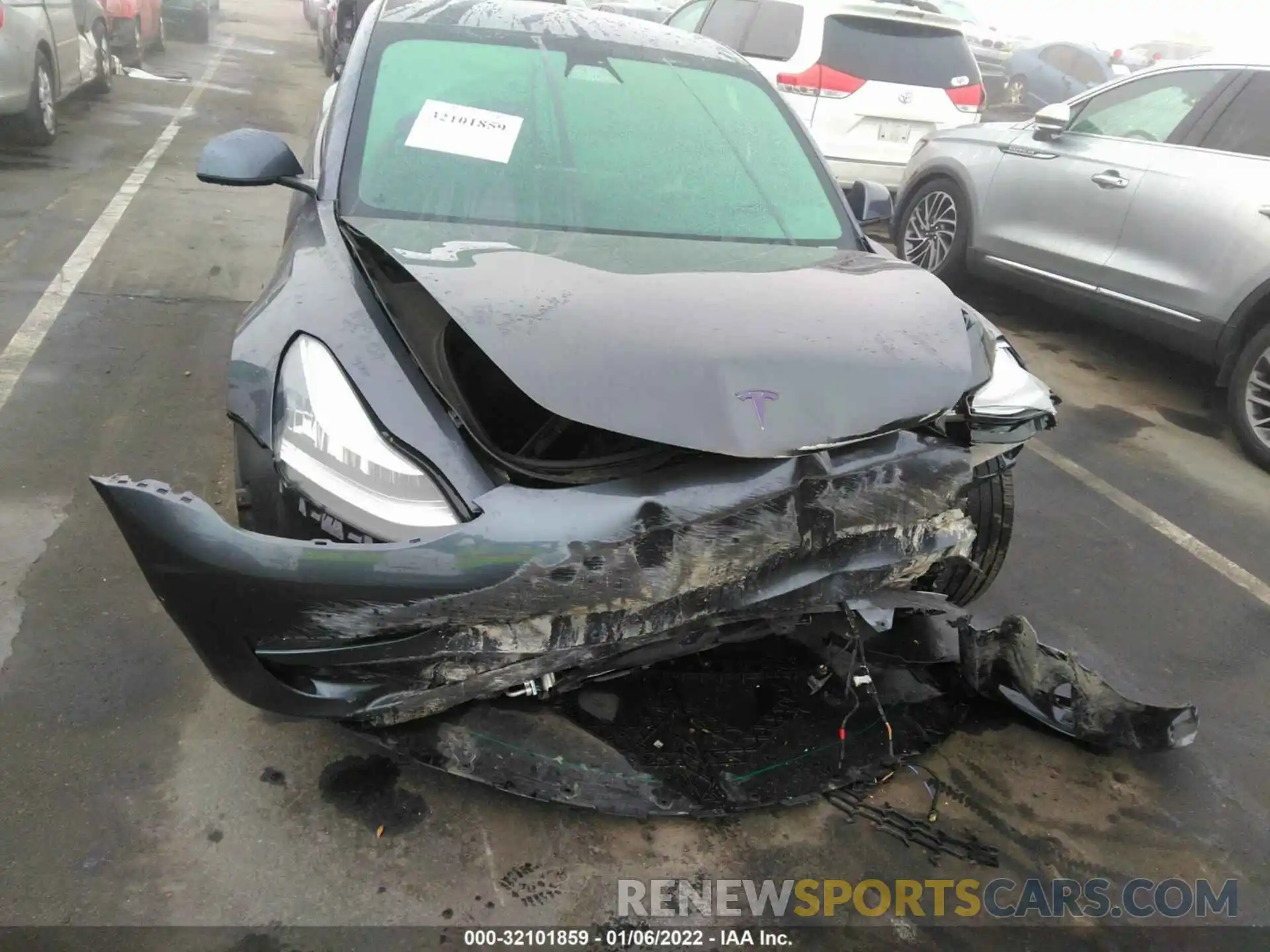 6 Photograph of a damaged car 5YJ3E1EA2KF308295 TESLA MODEL 3 2019