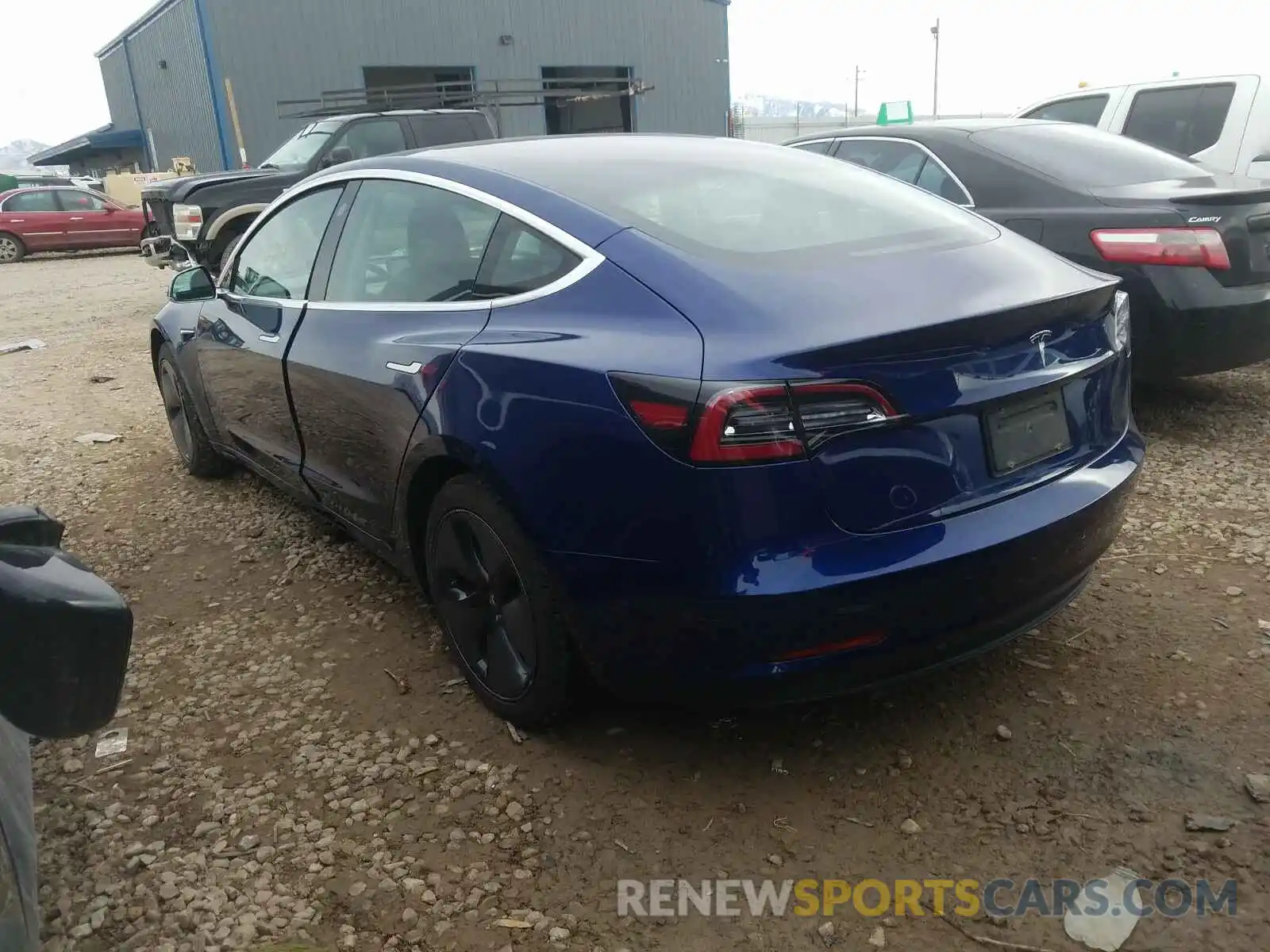 3 Photograph of a damaged car 5YJ3E1EA2KF309236 TESLA MODEL 3 2019