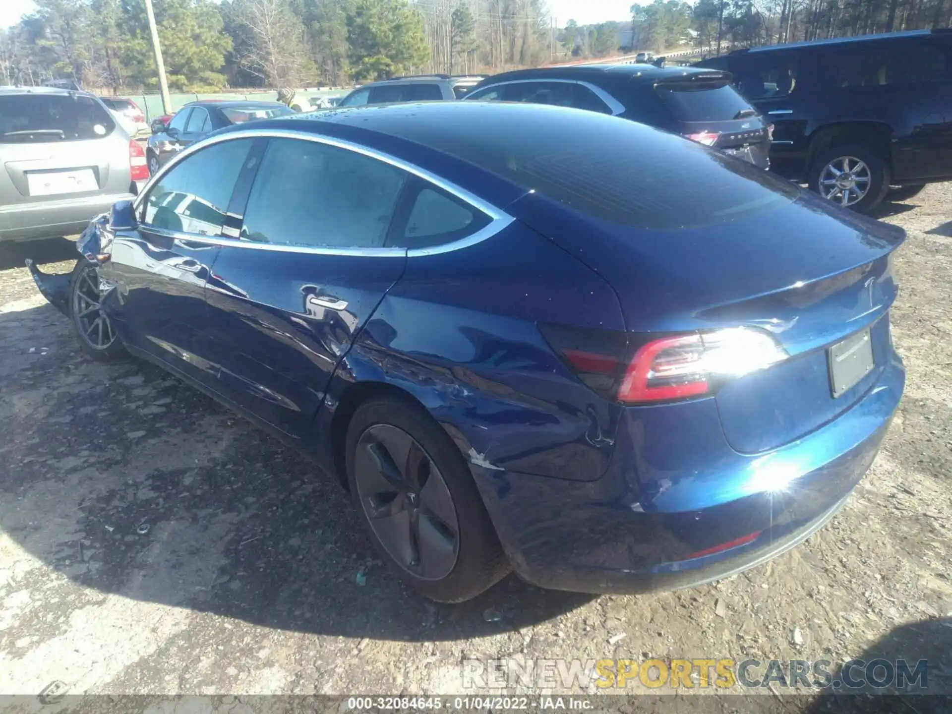 3 Photograph of a damaged car 5YJ3E1EA2KF309334 TESLA MODEL 3 2019