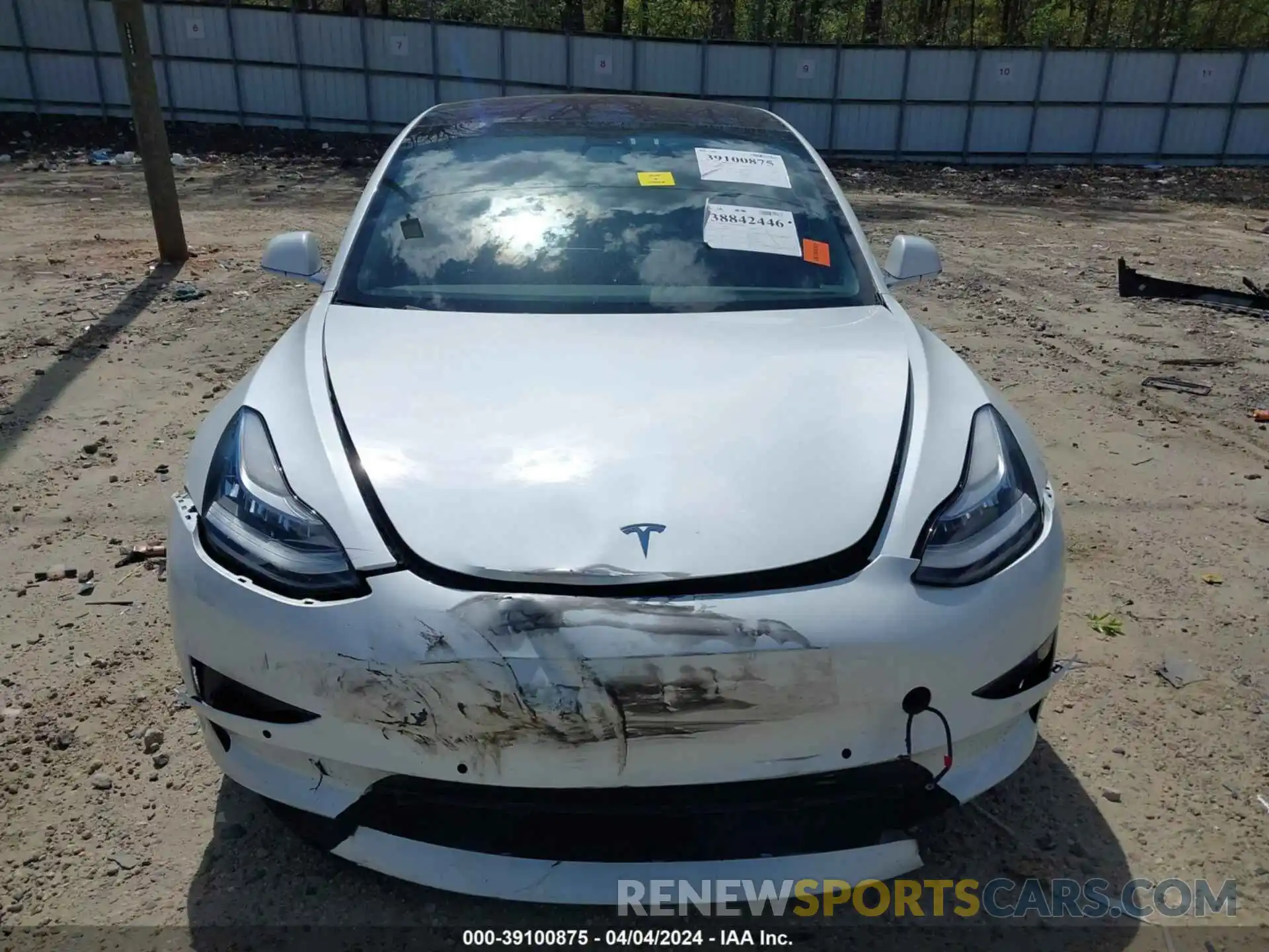 12 Photograph of a damaged car 5YJ3E1EA2KF309799 TESLA MODEL 3 2019