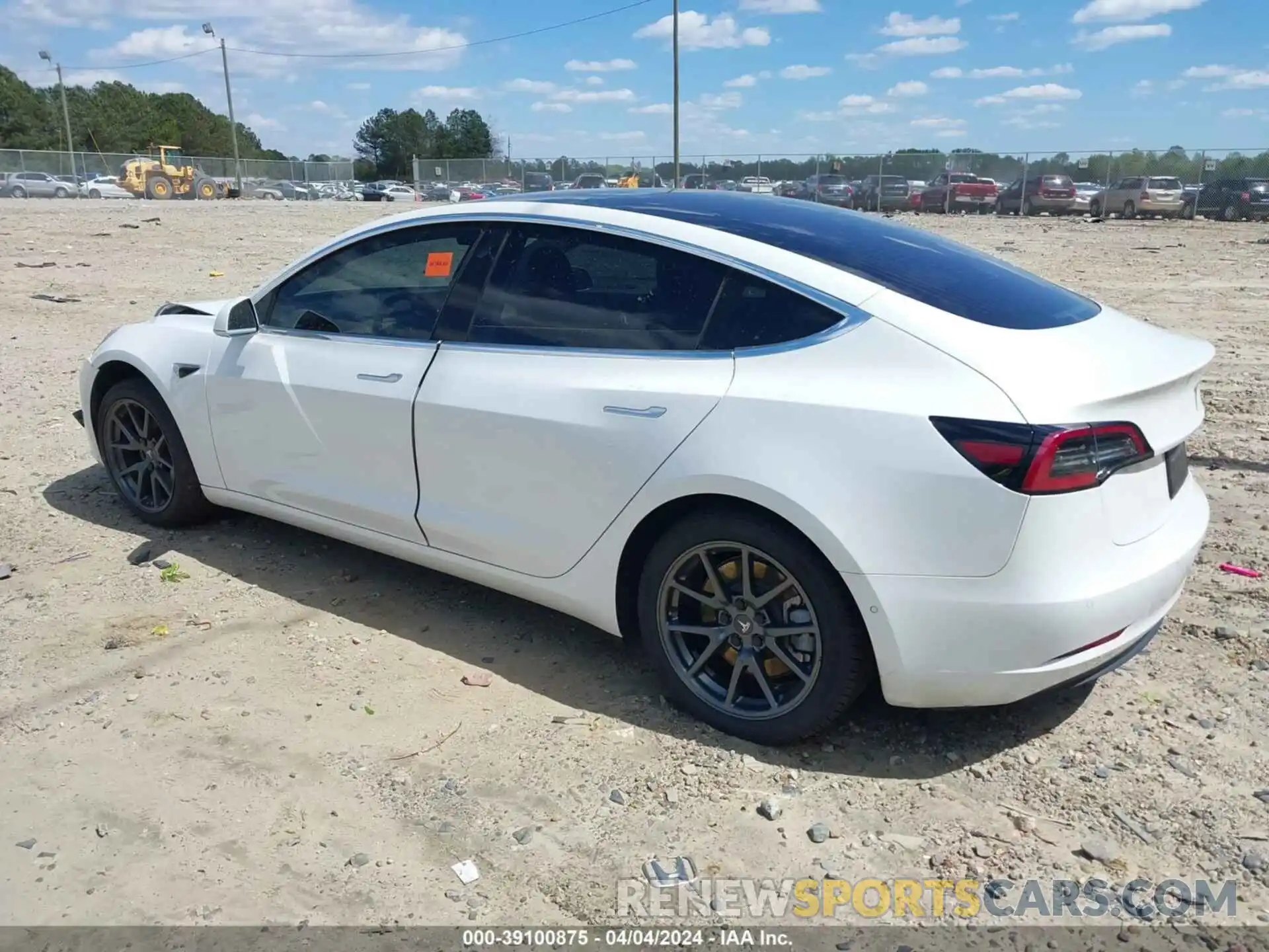 3 Photograph of a damaged car 5YJ3E1EA2KF309799 TESLA MODEL 3 2019