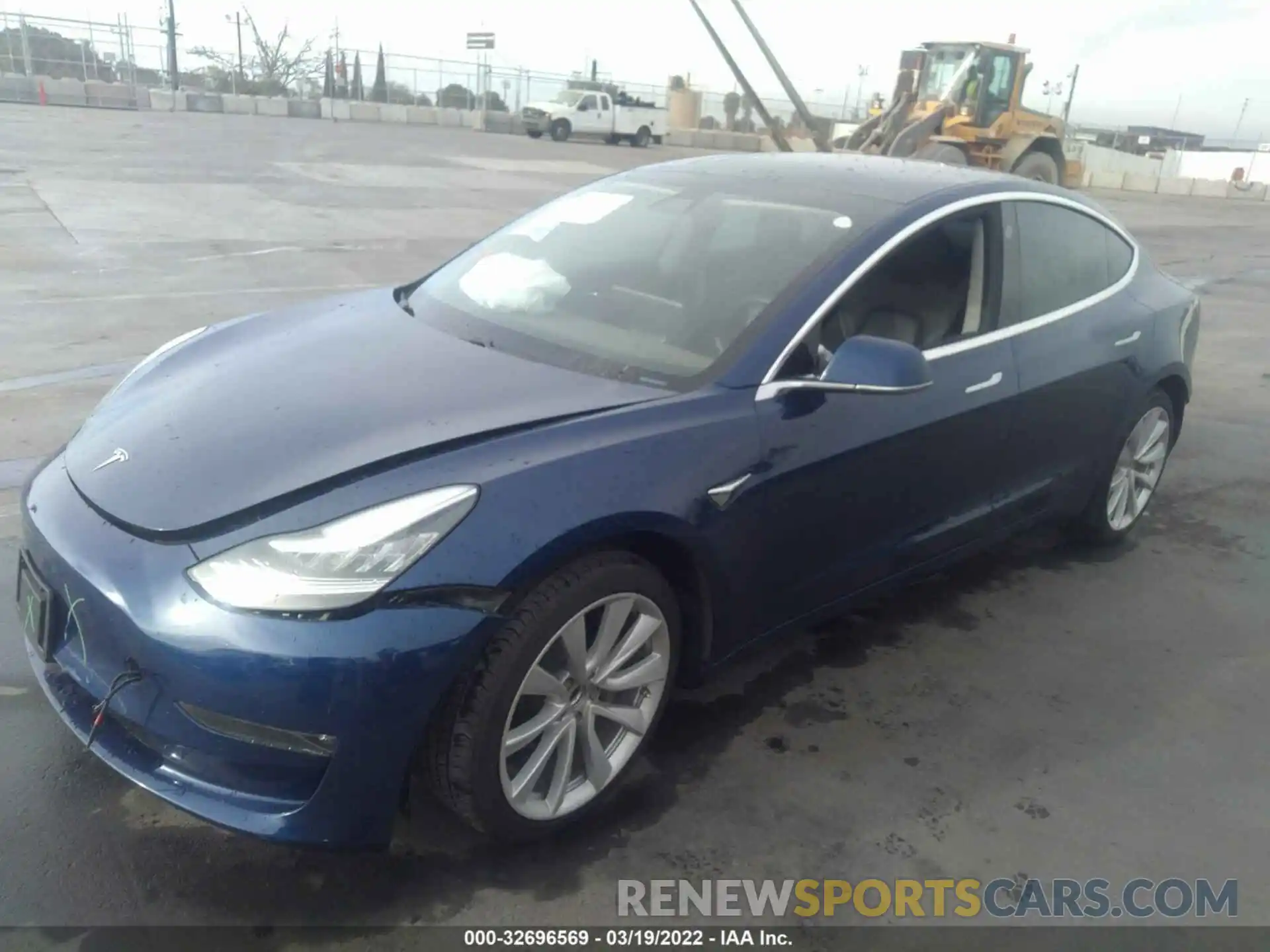 2 Фотография поврежденного автомобиля 5YJ3E1EA2KF311567 TESLA MODEL 3 2019