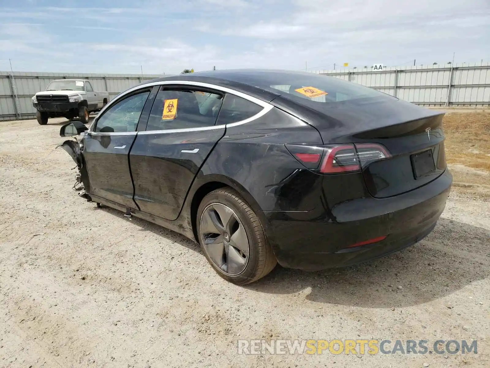 3 Photograph of a damaged car 5YJ3E1EA2KF311973 TESLA MODEL 3 2019