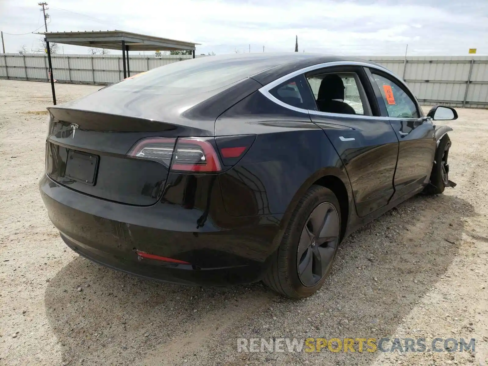 4 Фотография поврежденного автомобиля 5YJ3E1EA2KF311973 TESLA MODEL 3 2019