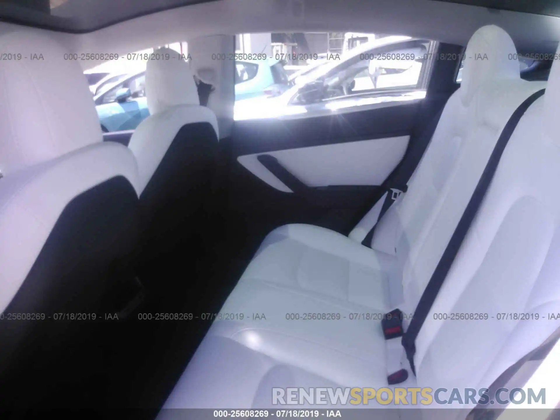 8 Photograph of a damaged car 5YJ3E1EA2KF312587 TESLA MODEL 3 2019