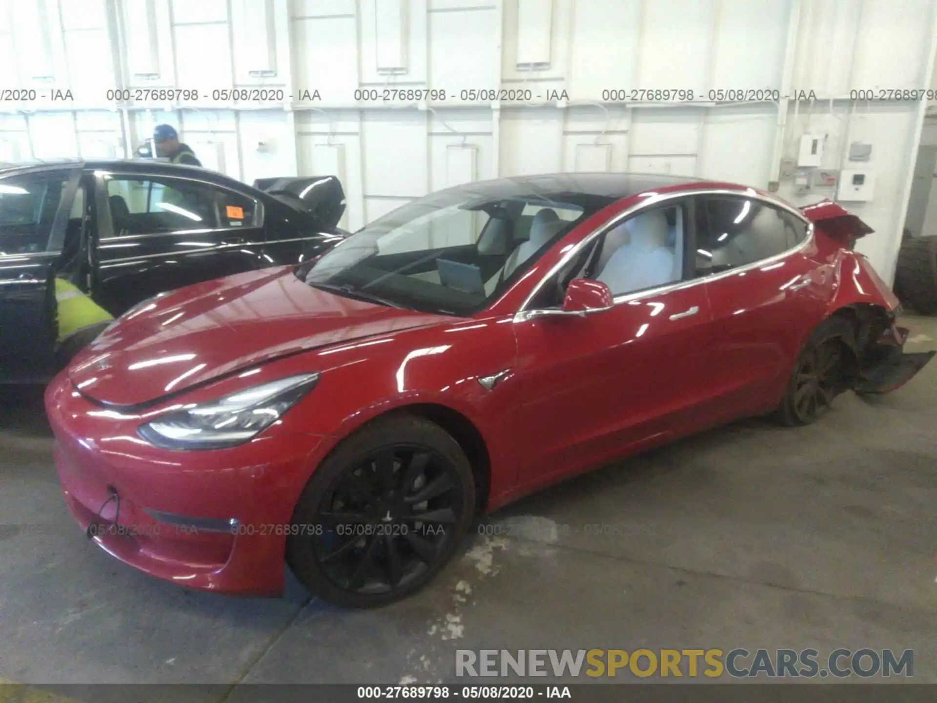 2 Фотография поврежденного автомобиля 5YJ3E1EA2KF312816 TESLA MODEL 3 2019