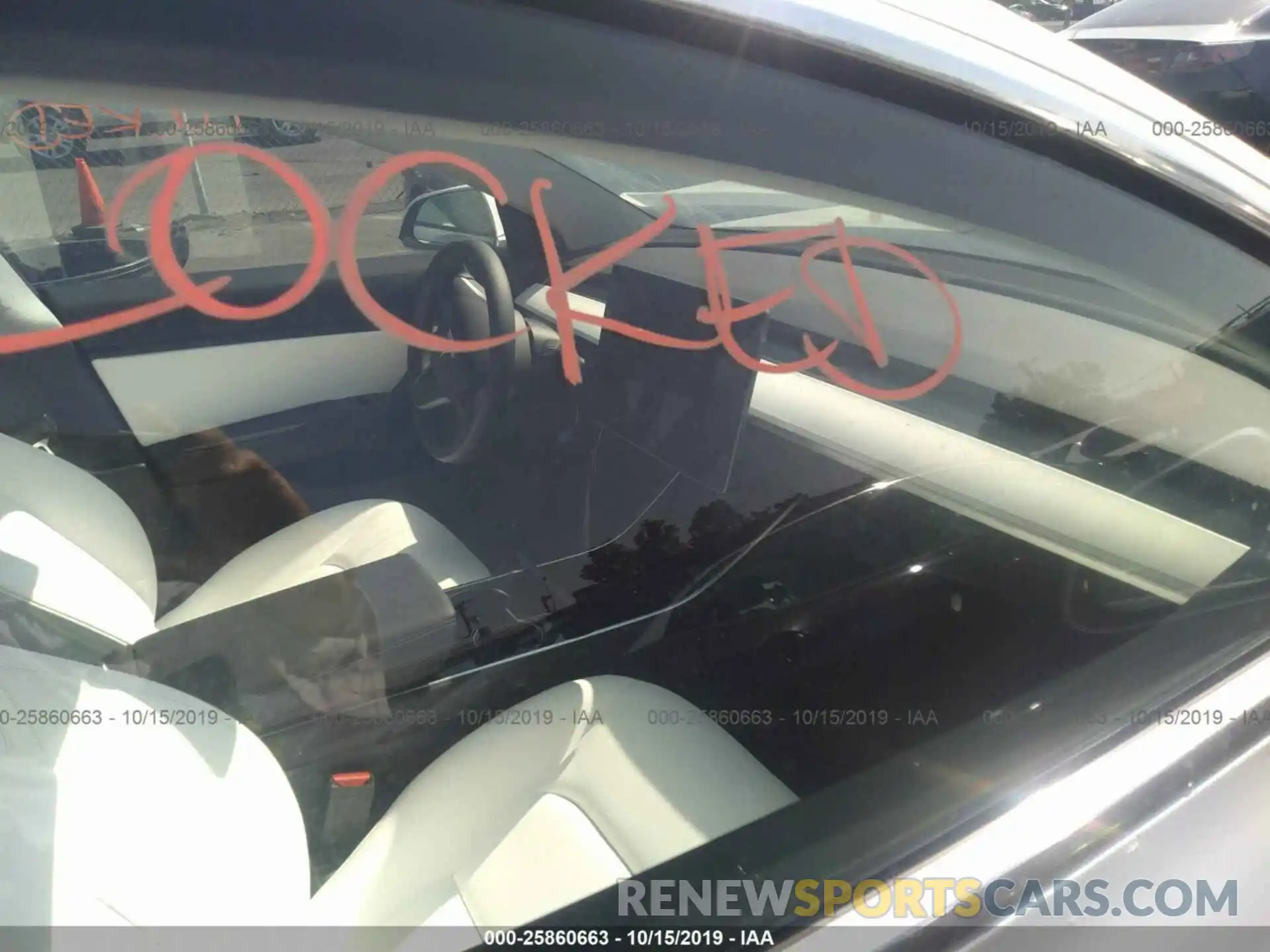 5 Photograph of a damaged car 5YJ3E1EA2KF313030 TESLA MODEL 3 2019