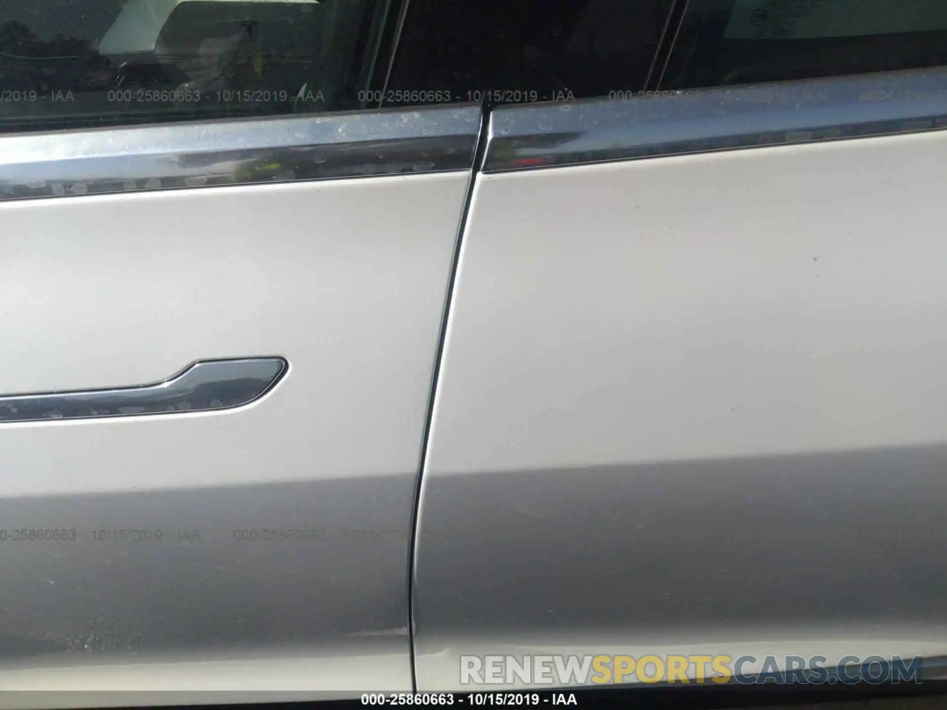 9 Photograph of a damaged car 5YJ3E1EA2KF313030 TESLA MODEL 3 2019