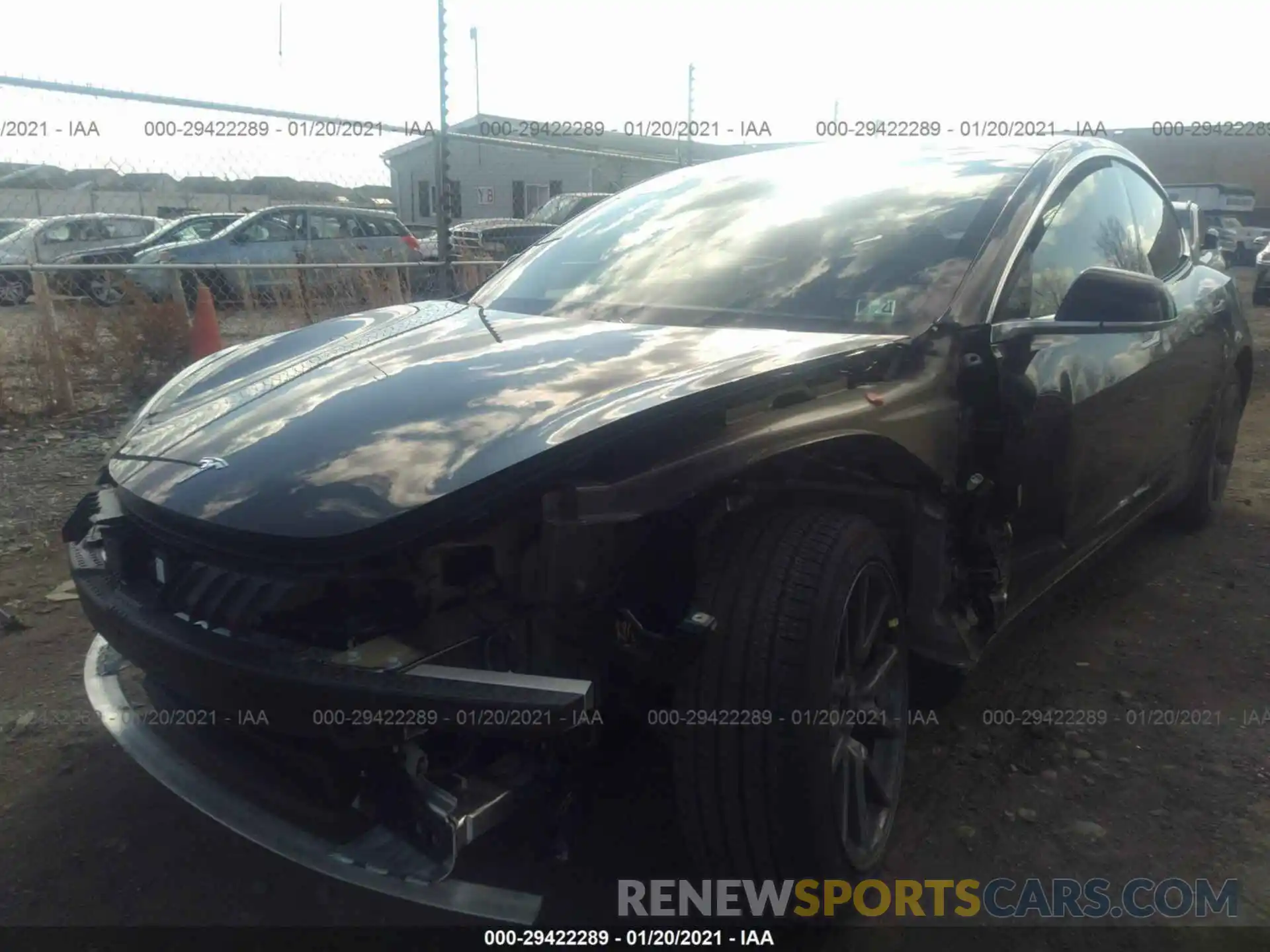 6 Photograph of a damaged car 5YJ3E1EA2KF313240 TESLA MODEL 3 2019