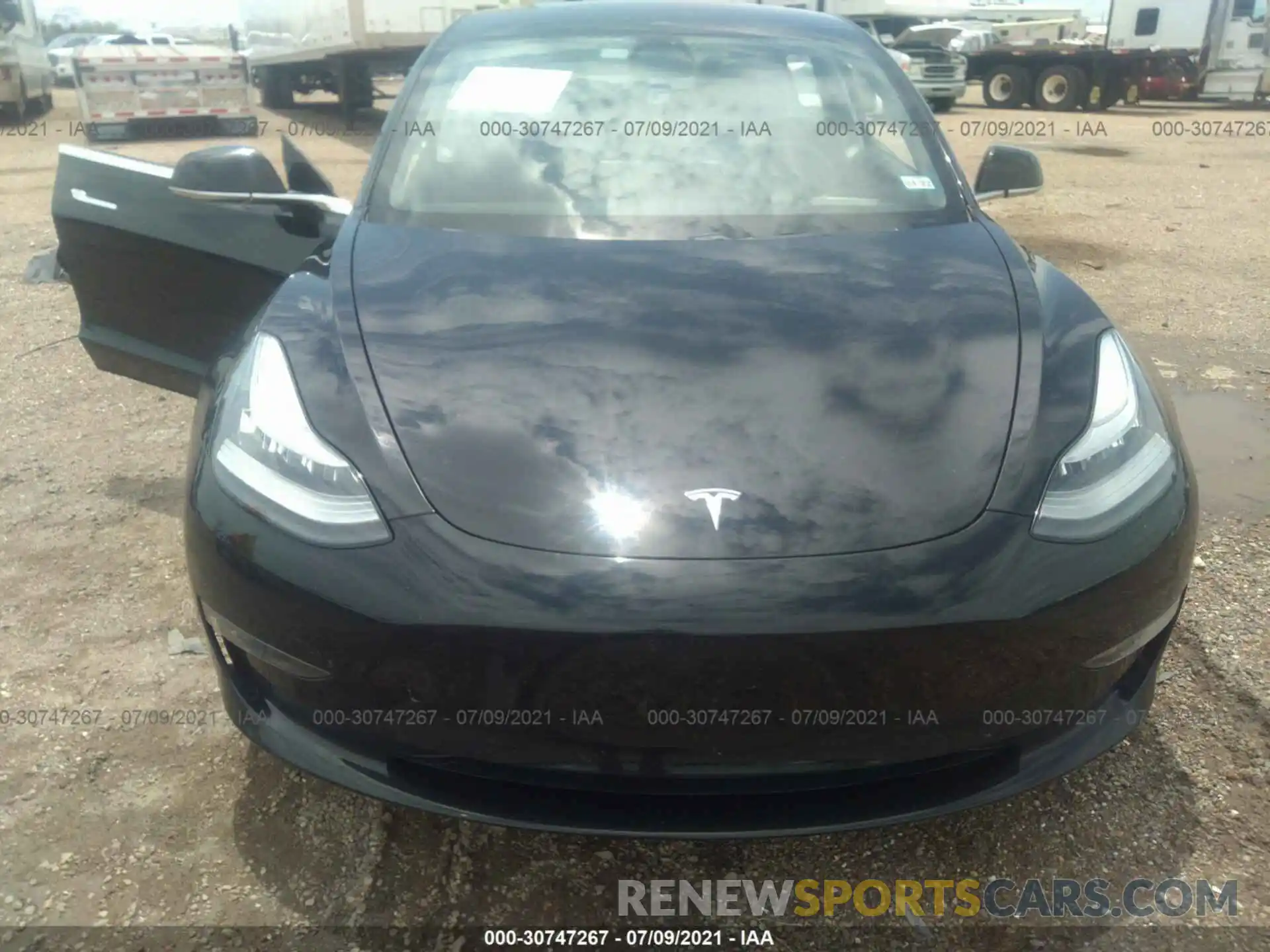 10 Photograph of a damaged car 5YJ3E1EA2KF313304 TESLA MODEL 3 2019