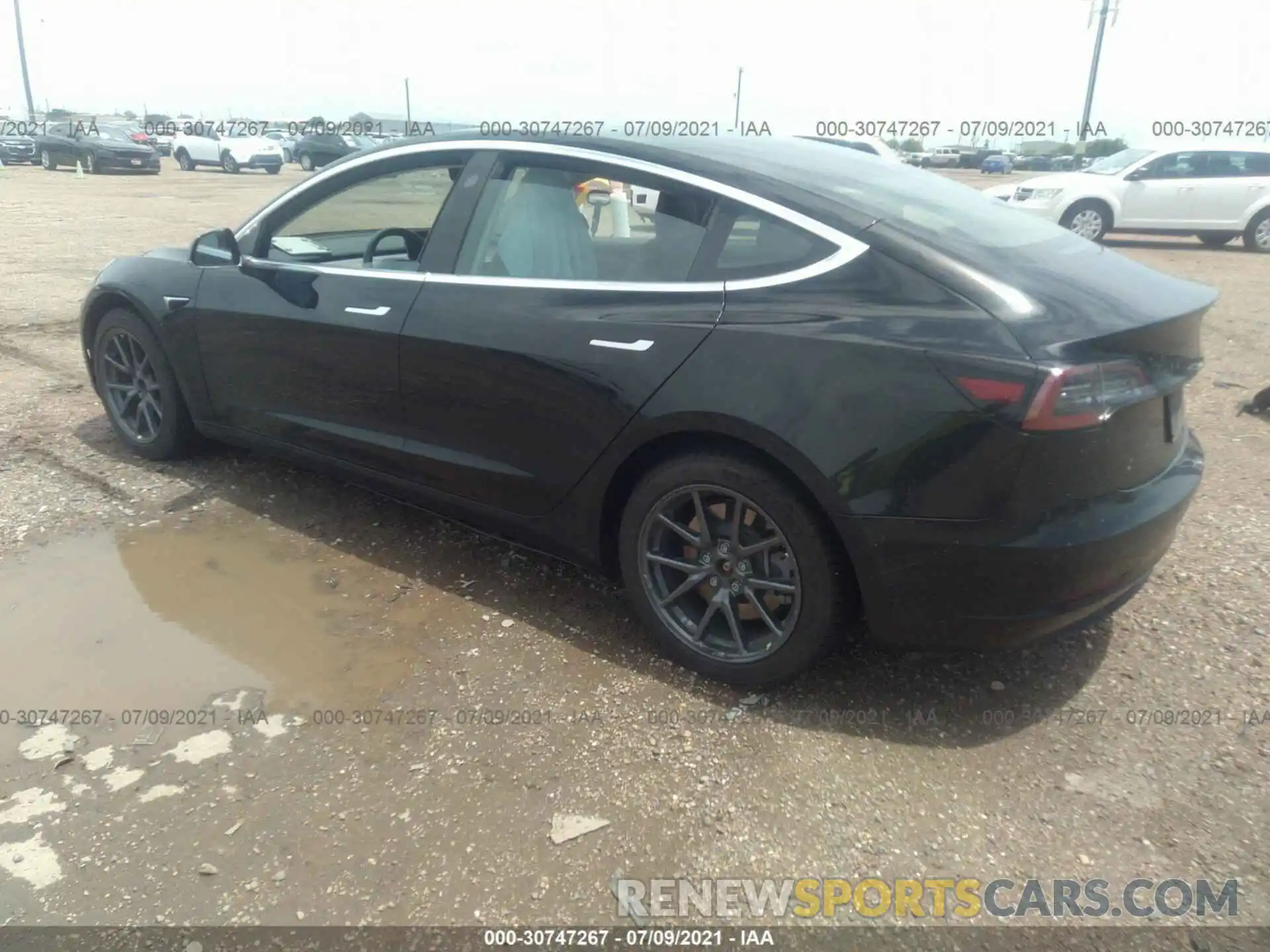 3 Photograph of a damaged car 5YJ3E1EA2KF313304 TESLA MODEL 3 2019