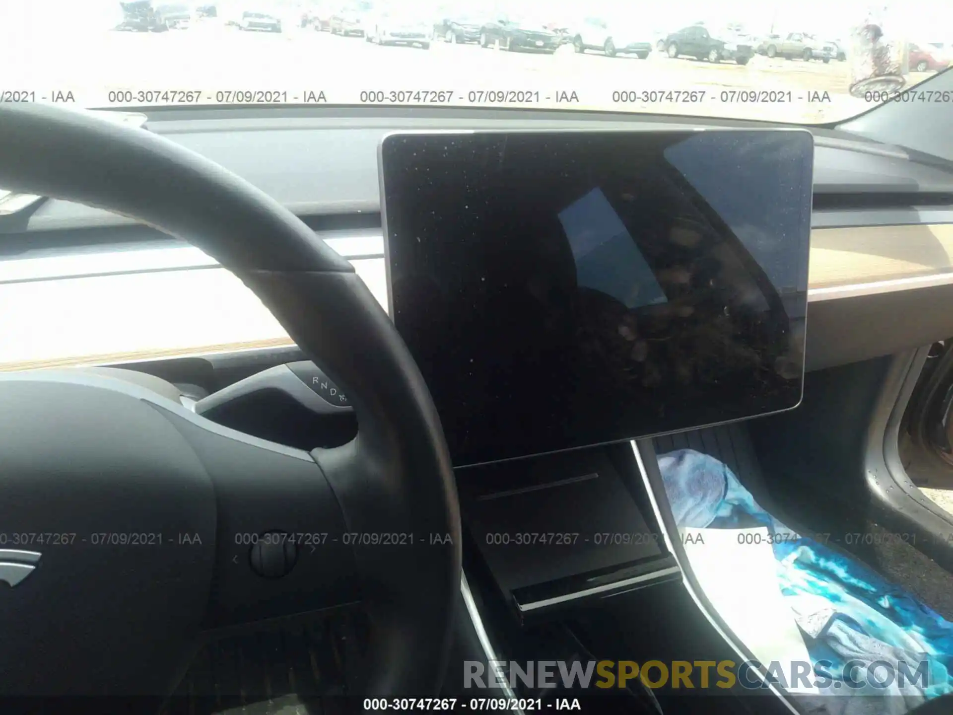 7 Photograph of a damaged car 5YJ3E1EA2KF313304 TESLA MODEL 3 2019