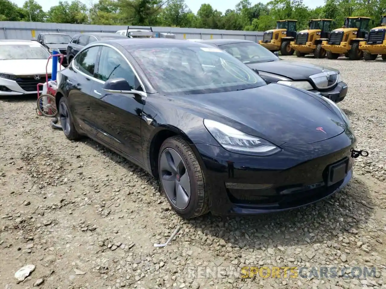 1 Фотография поврежденного автомобиля 5YJ3E1EA2KF313464 TESLA MODEL 3 2019