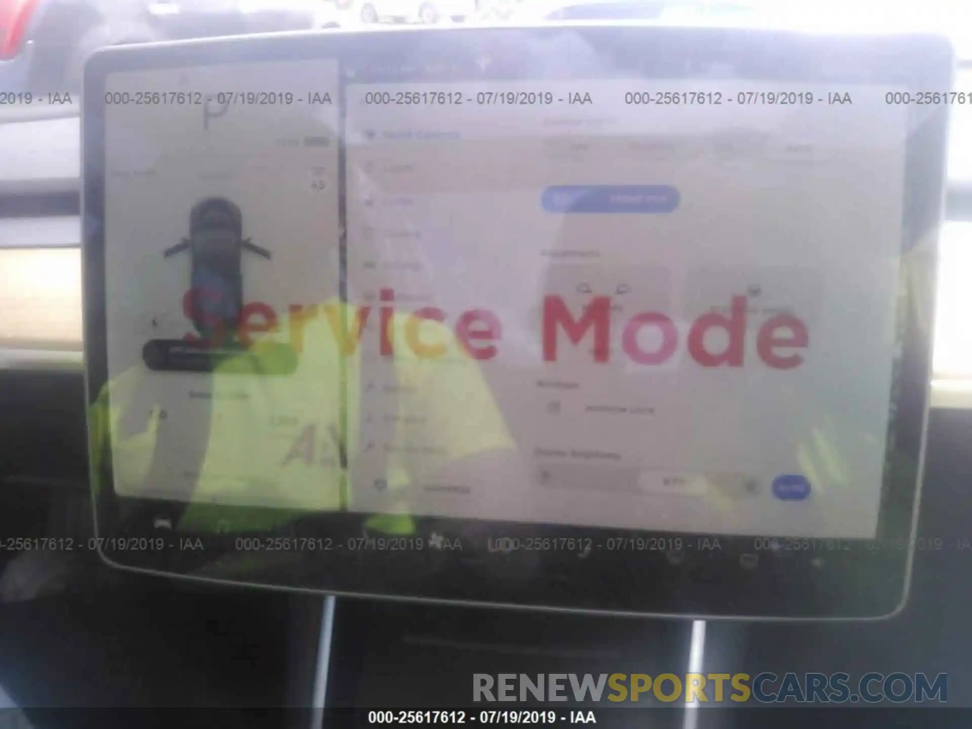 7 Photograph of a damaged car 5YJ3E1EA2KF313478 TESLA MODEL 3 2019