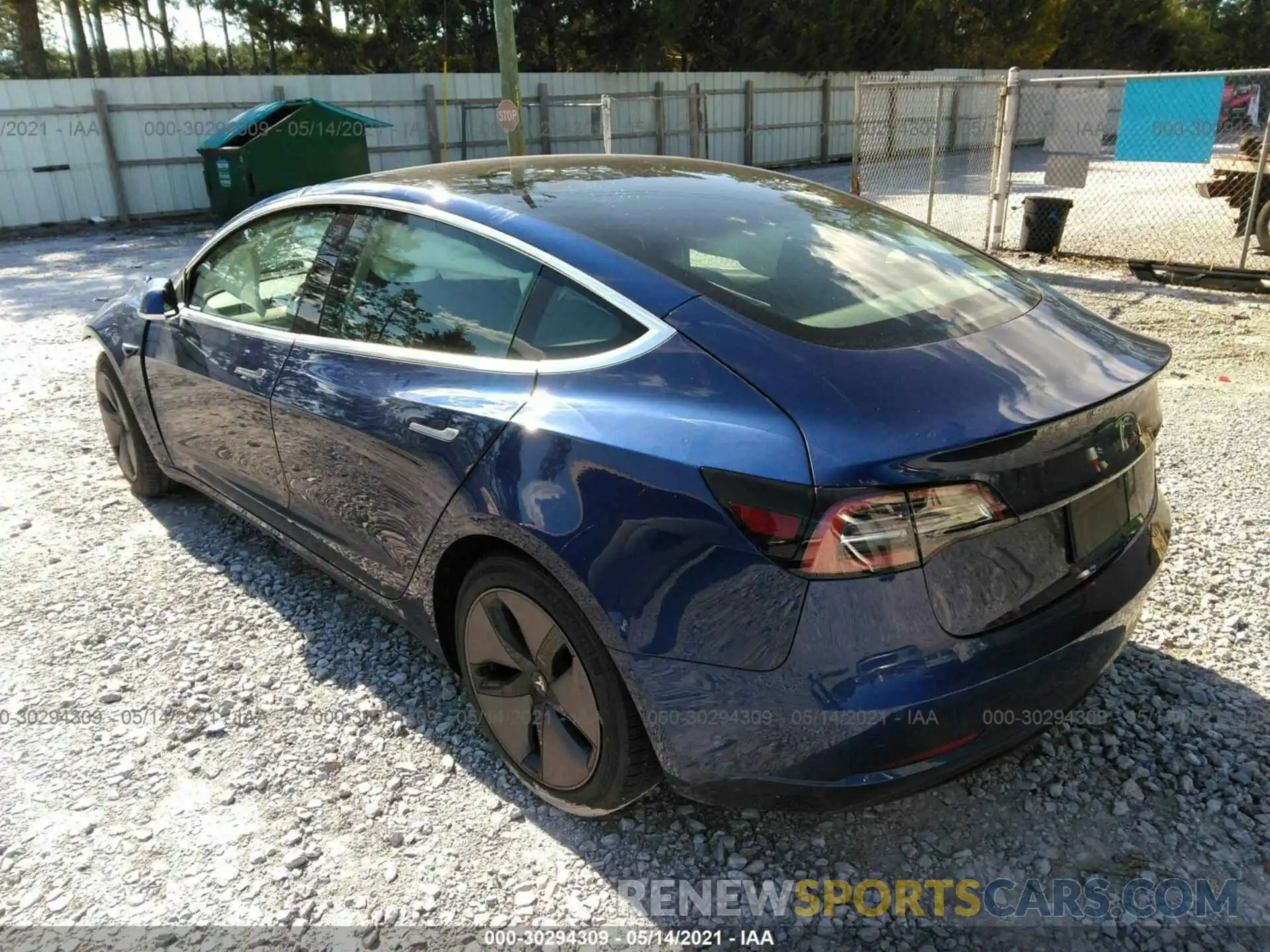 3 Фотография поврежденного автомобиля 5YJ3E1EA2KF313867 TESLA MODEL 3 2019