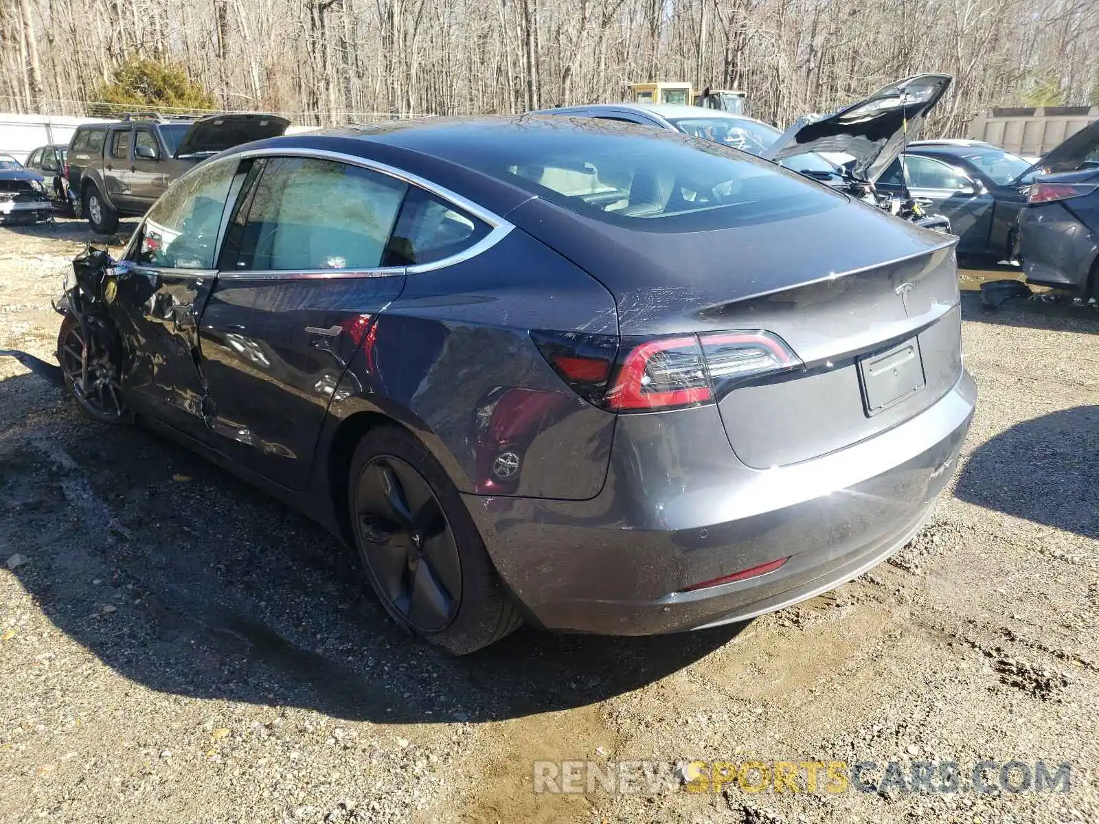 3 Photograph of a damaged car 5YJ3E1EA2KF317112 TESLA MODEL 3 2019