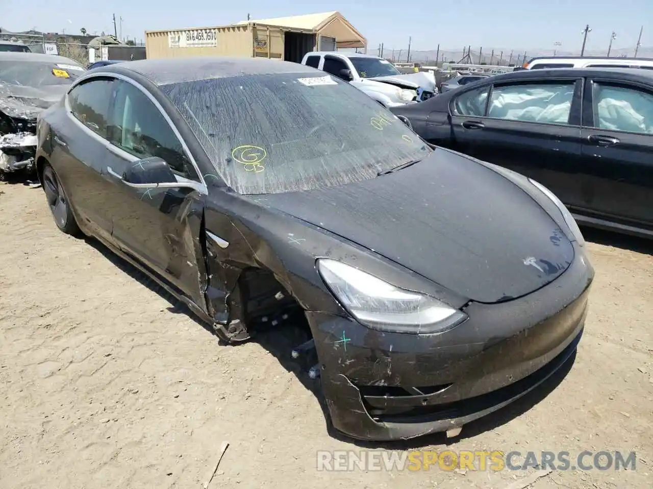 1 Фотография поврежденного автомобиля 5YJ3E1EA2KF321578 TESLA MODEL 3 2019