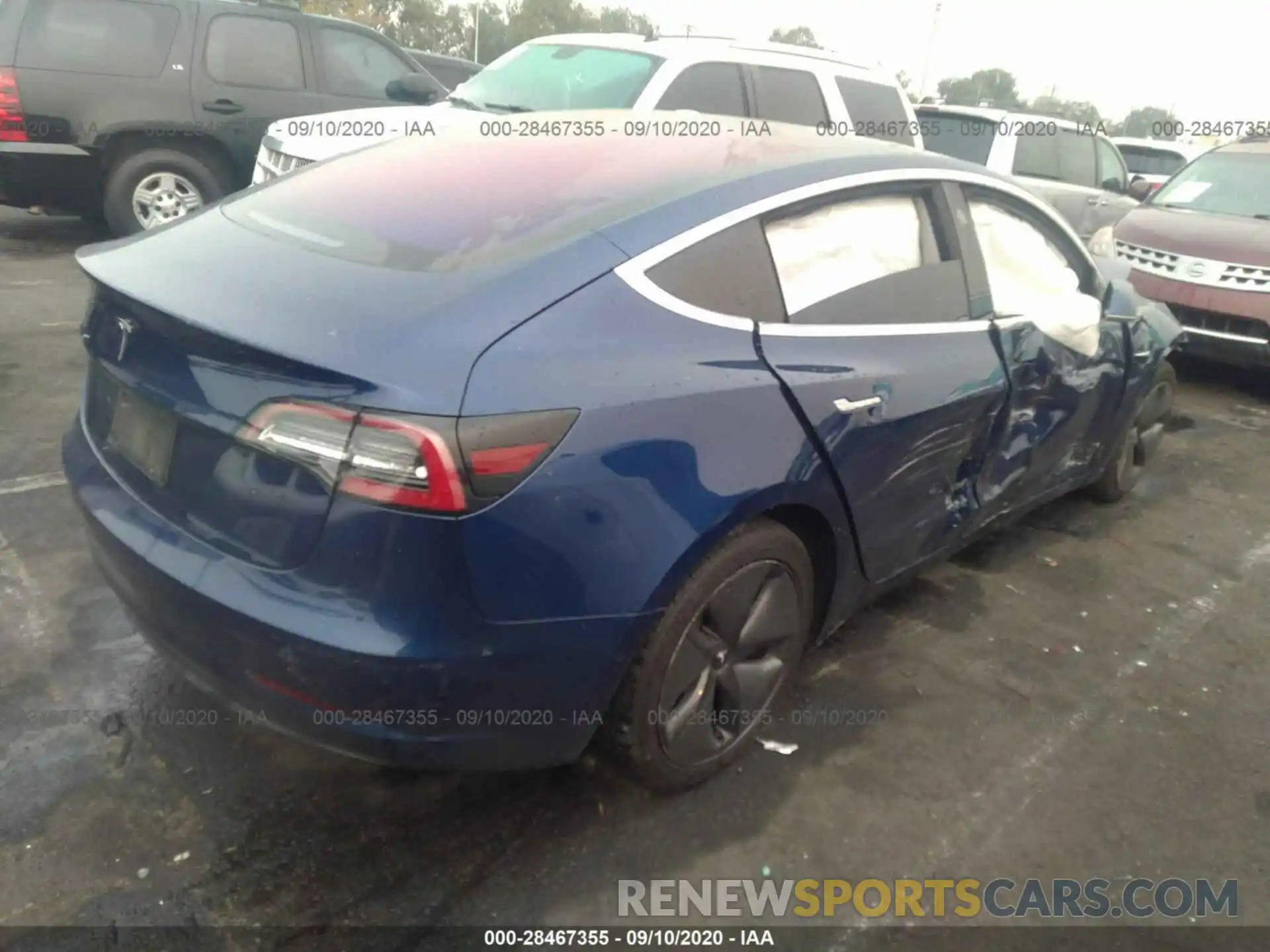 3 Photograph of a damaged car 5YJ3E1EA2KF324450 TESLA MODEL 3 2019