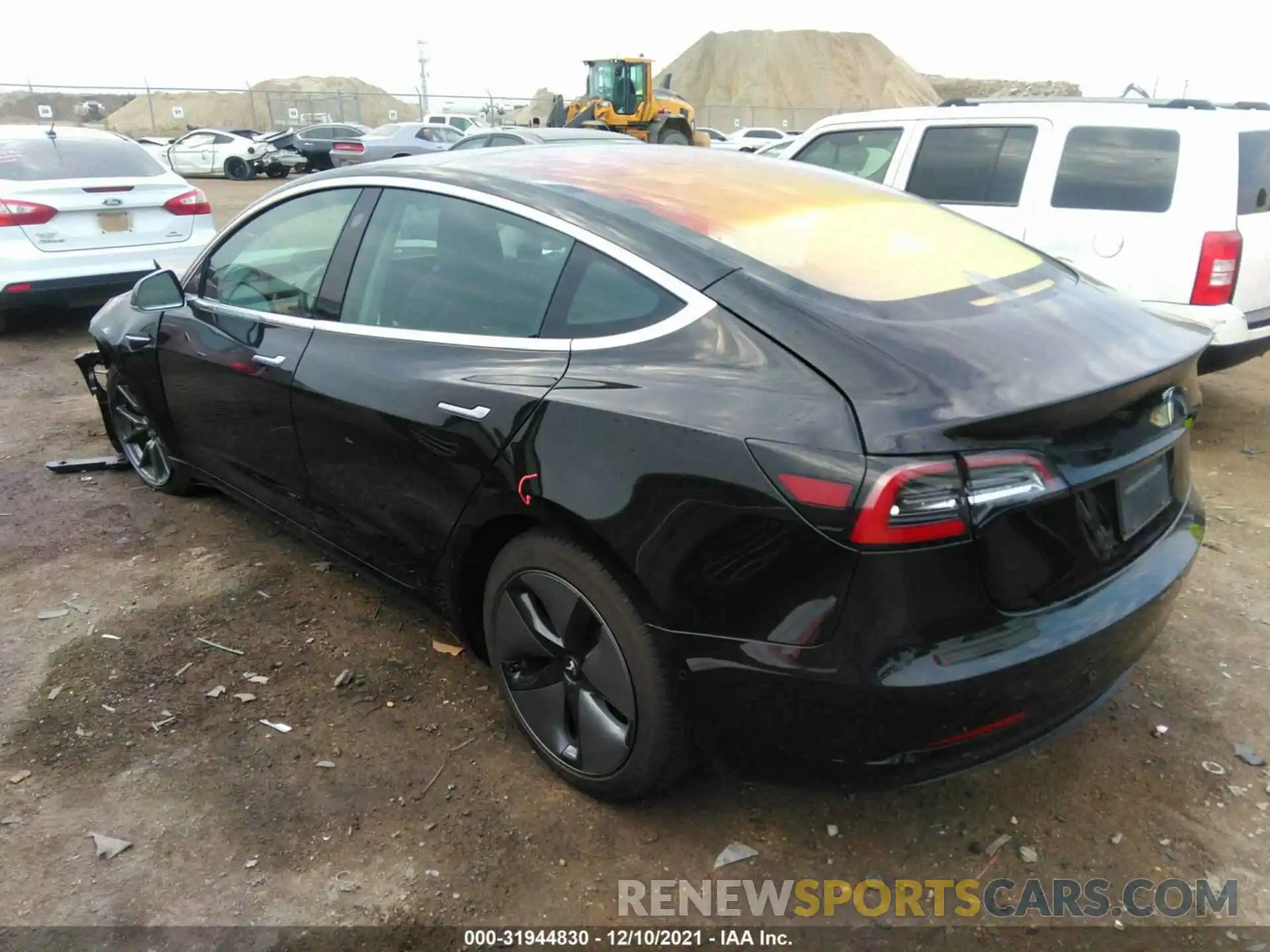 3 Photograph of a damaged car 5YJ3E1EA2KF325260 TESLA MODEL 3 2019