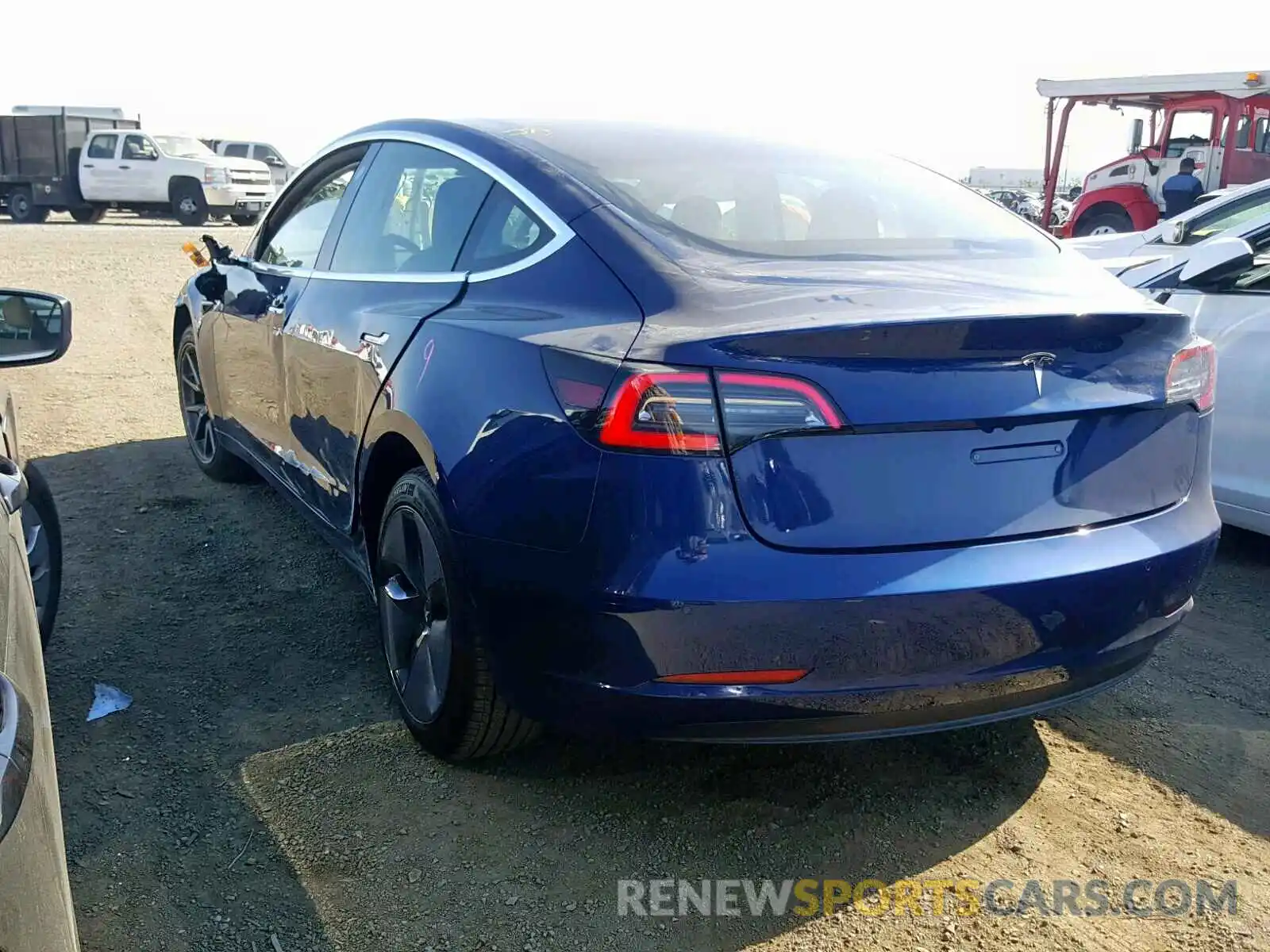 3 Photograph of a damaged car 5YJ3E1EA2KF326179 TESLA MODEL 3 2019