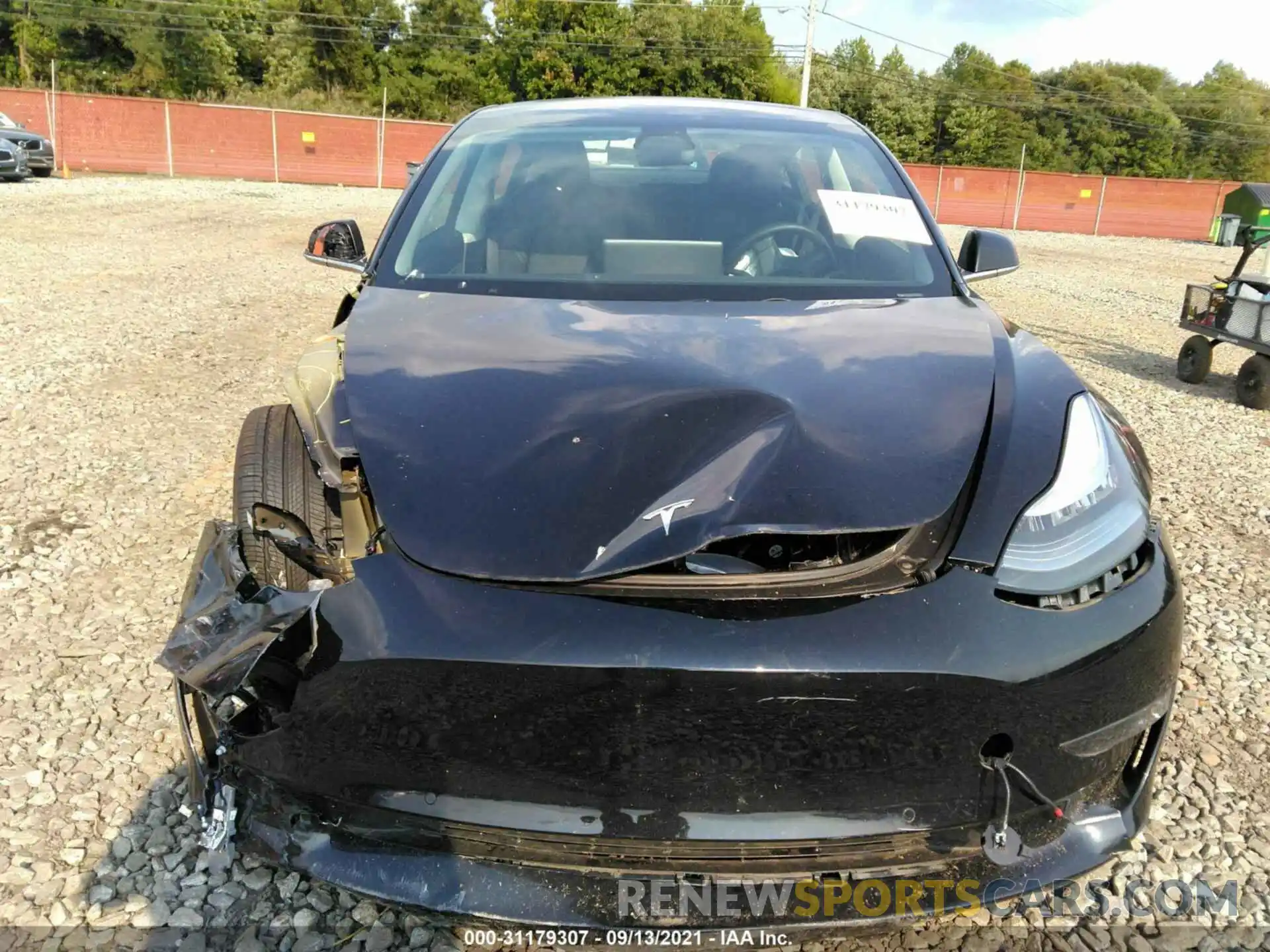 10 Photograph of a damaged car 5YJ3E1EA2KF331074 TESLA MODEL 3 2019