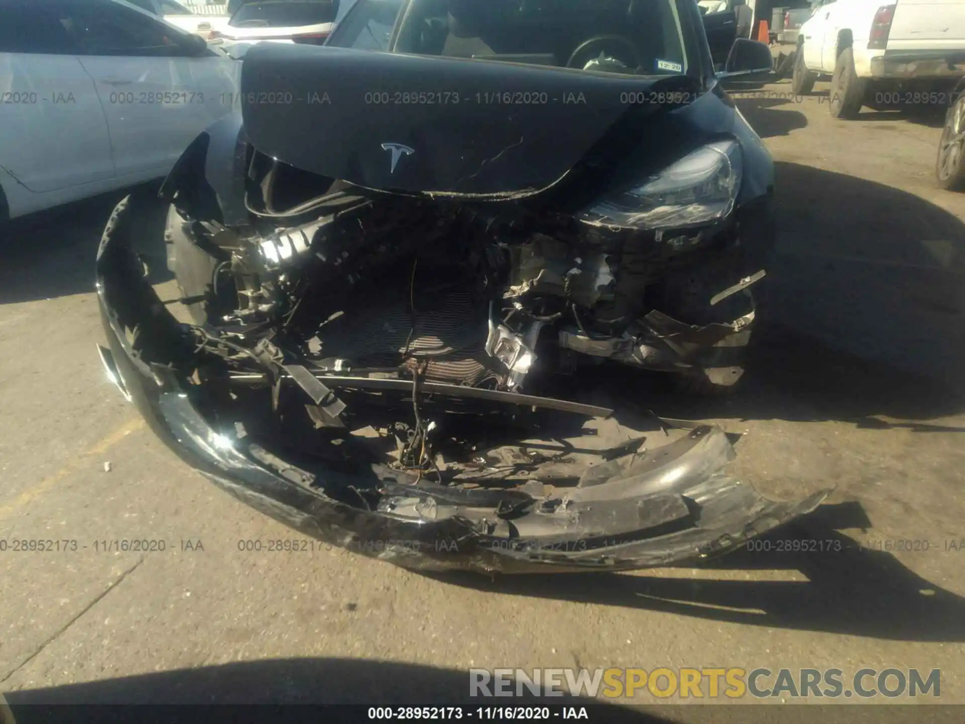 6 Фотография поврежденного автомобиля 5YJ3E1EA2KF331513 TESLA MODEL 3 2019