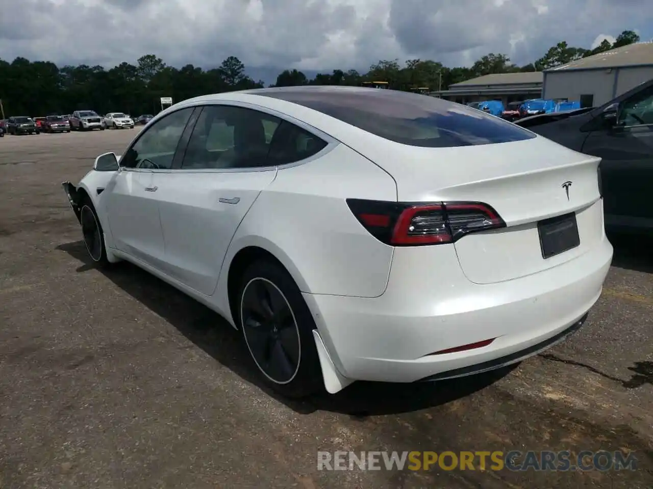 3 Photograph of a damaged car 5YJ3E1EA2KF332550 TESLA MODEL 3 2019