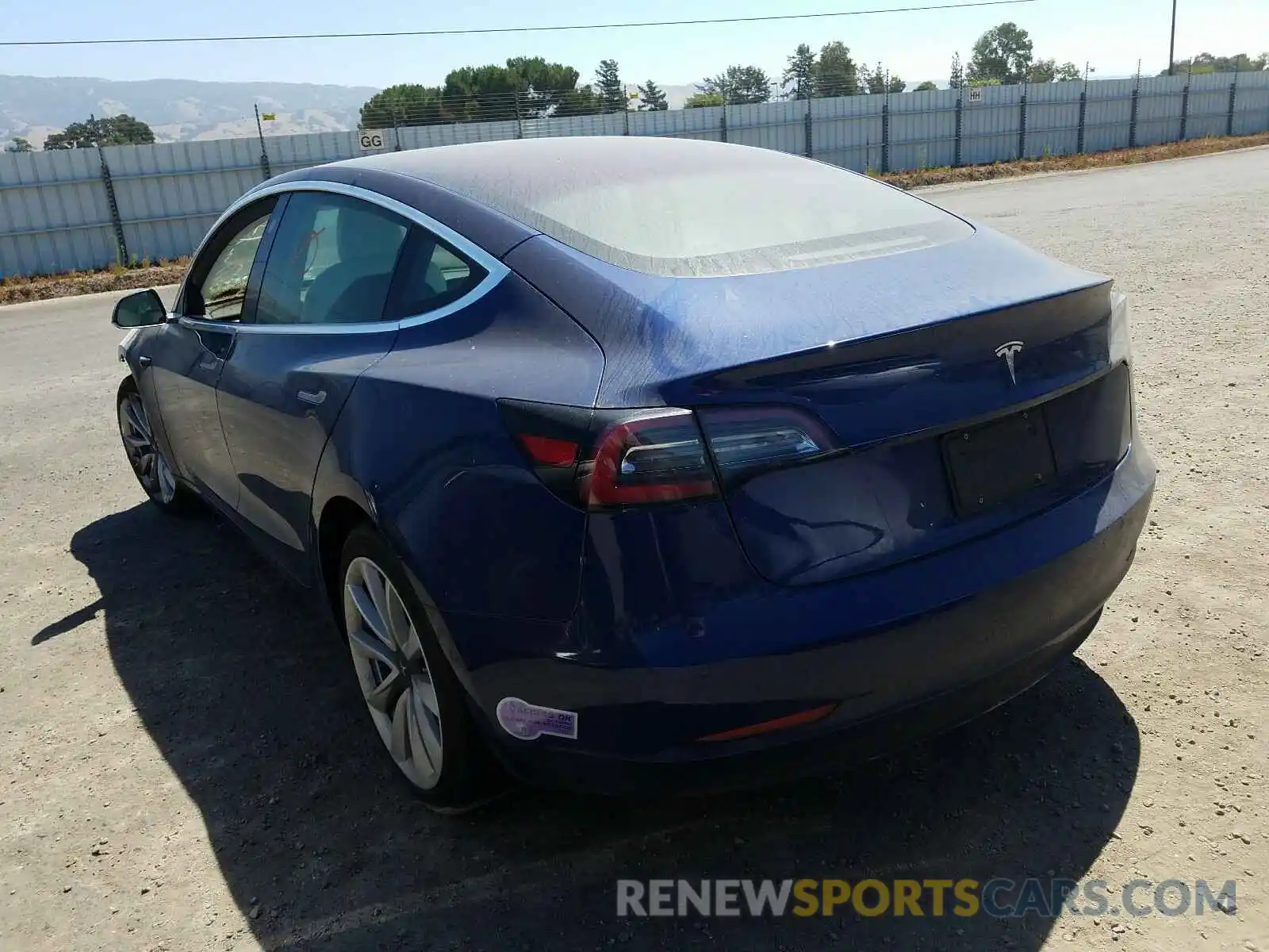 3 Photograph of a damaged car 5YJ3E1EA2KF332838 TESLA MODEL 3 2019