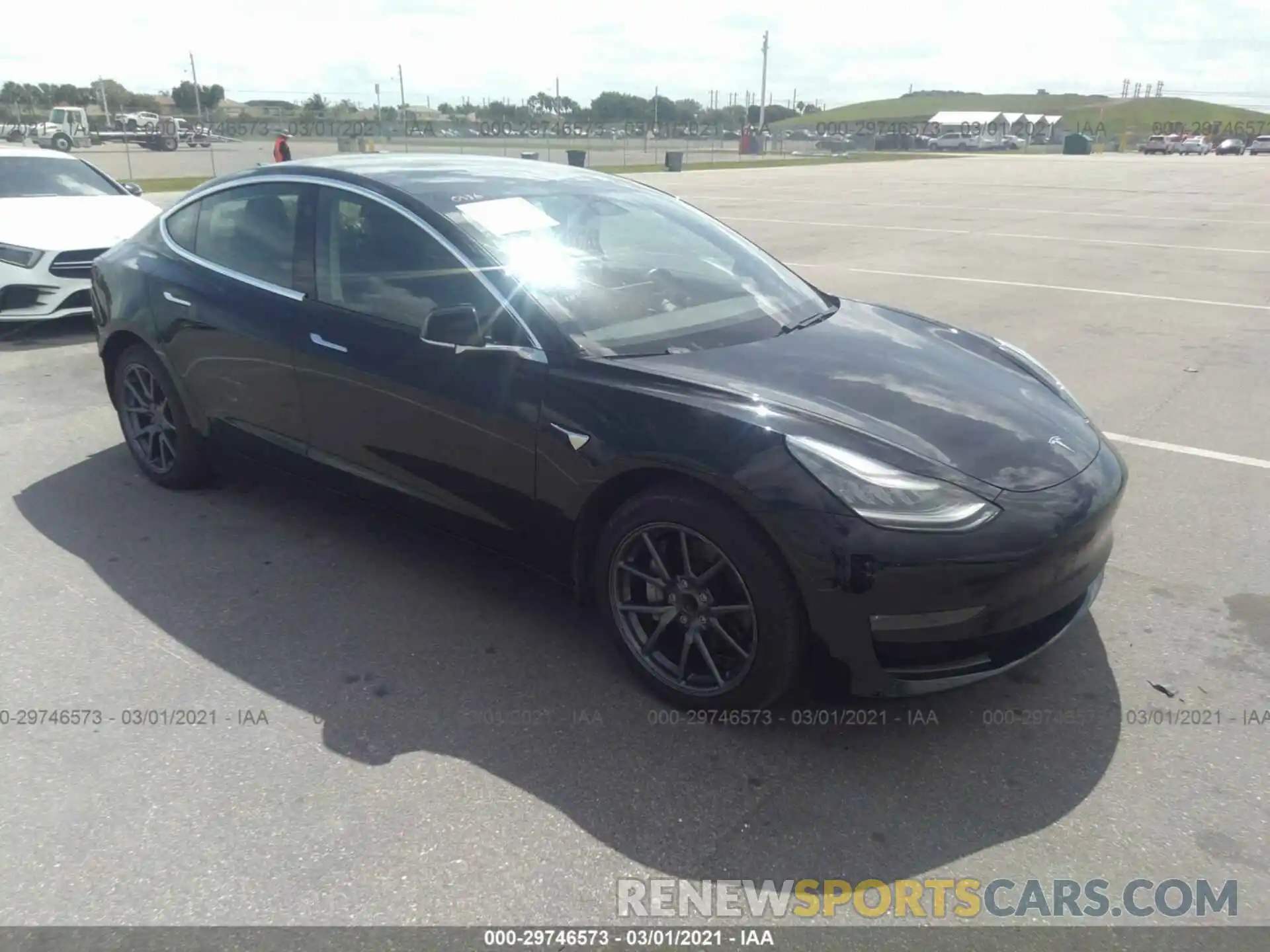 1 Фотография поврежденного автомобиля 5YJ3E1EA2KF361773 TESLA MODEL 3 2019