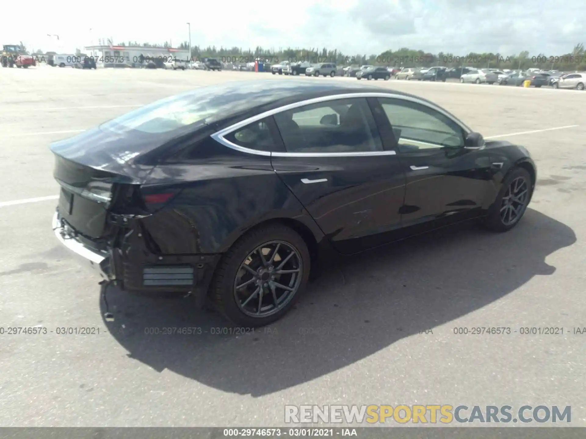 4 Photograph of a damaged car 5YJ3E1EA2KF361773 TESLA MODEL 3 2019